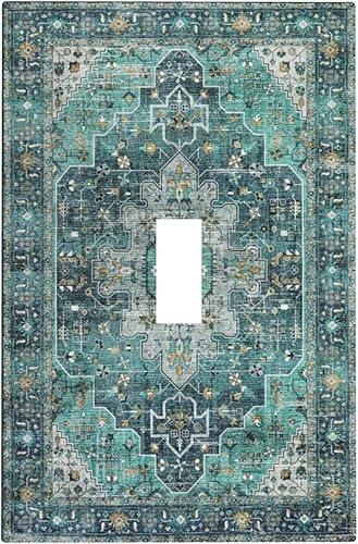 Miniatura 1 de Cubiertas artísticas de interruptor de luz artística de medallón oriental bohemiomutil, 1 cuadrilla, cubierta de placas de pared para dispositivo