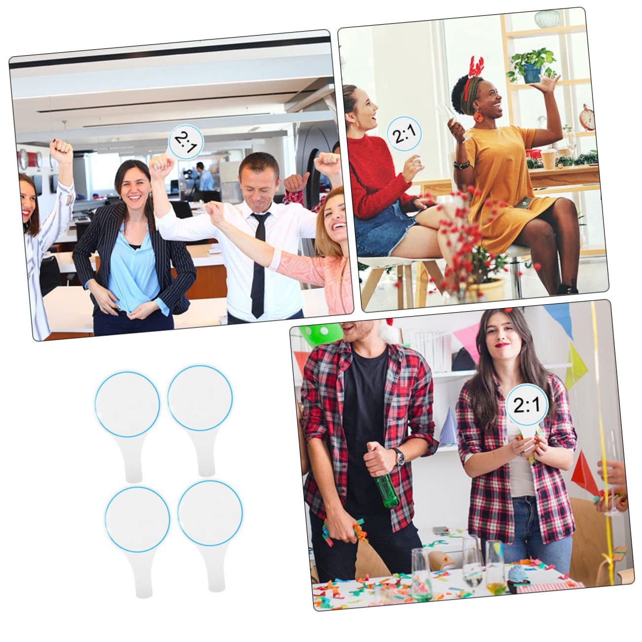 STOBOK 16stücke Mini Whiteboard Antworttafeln Handheld Abwischbare Für Unterricht Voting Und Sportveranstaltungen Einseitig Praktisch Für Lehrer Und Schüler