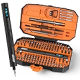 155 in 1 Mini Electric Screwdriver Cordless, Precision Power Screwdriver Set, 5 Torque Levels (Max 0.75N.m), Gifts for Men, Magnetic Repair Tool Kit for iPhone, PC, Laptop, PS4 PS5, Xbox, Watch