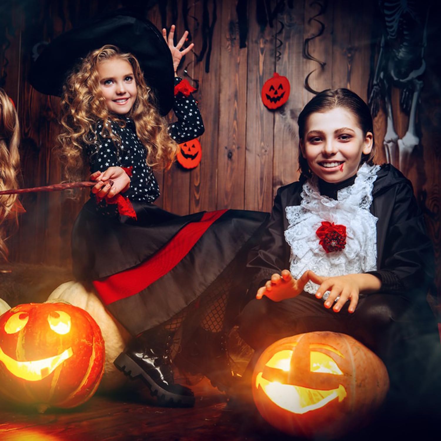 YXHZVON Halloween Longue Cape et Chapeau