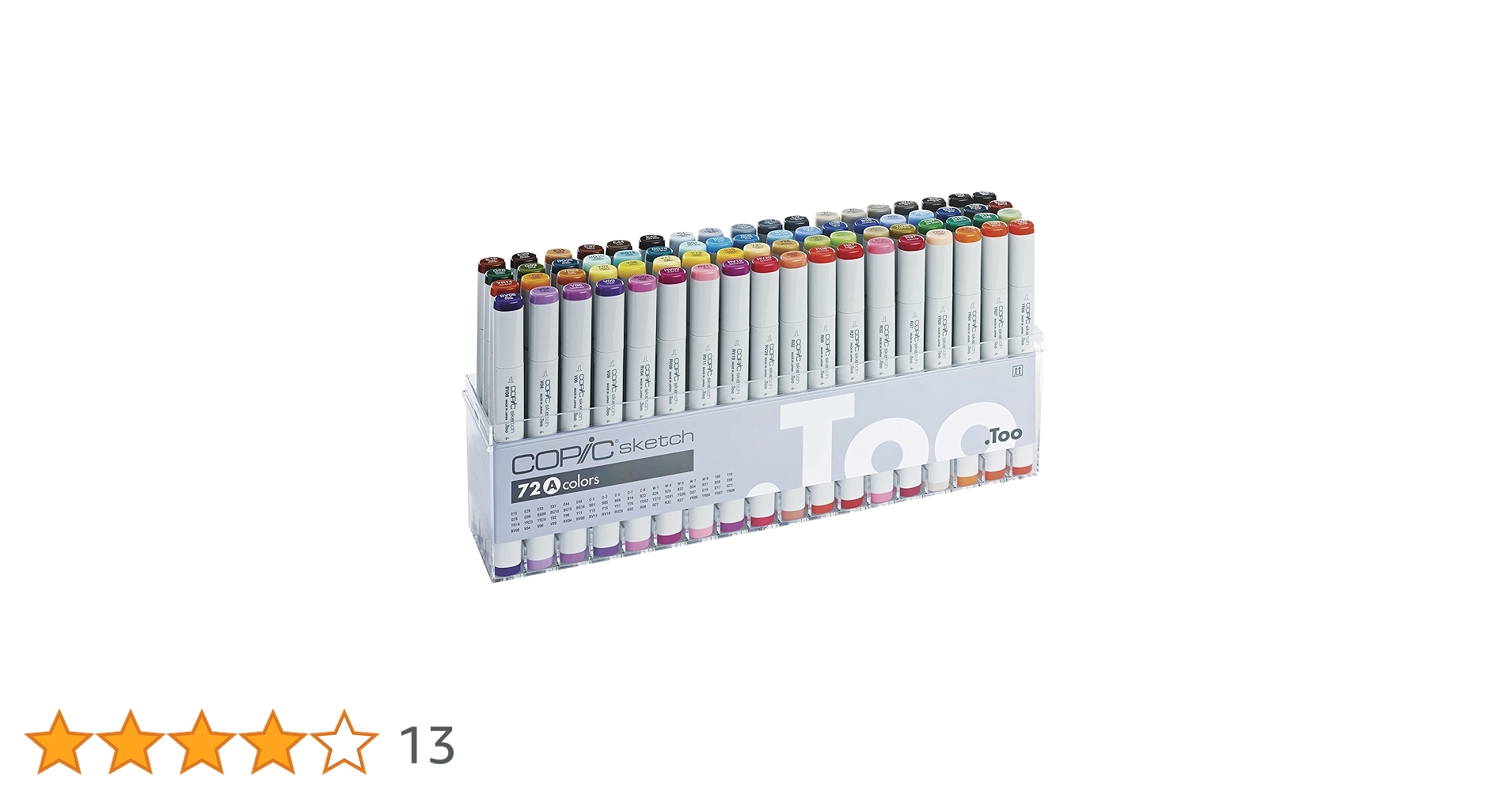 Amazon | TOO コピックスケッチ 72色 Aセット | アートマーカー