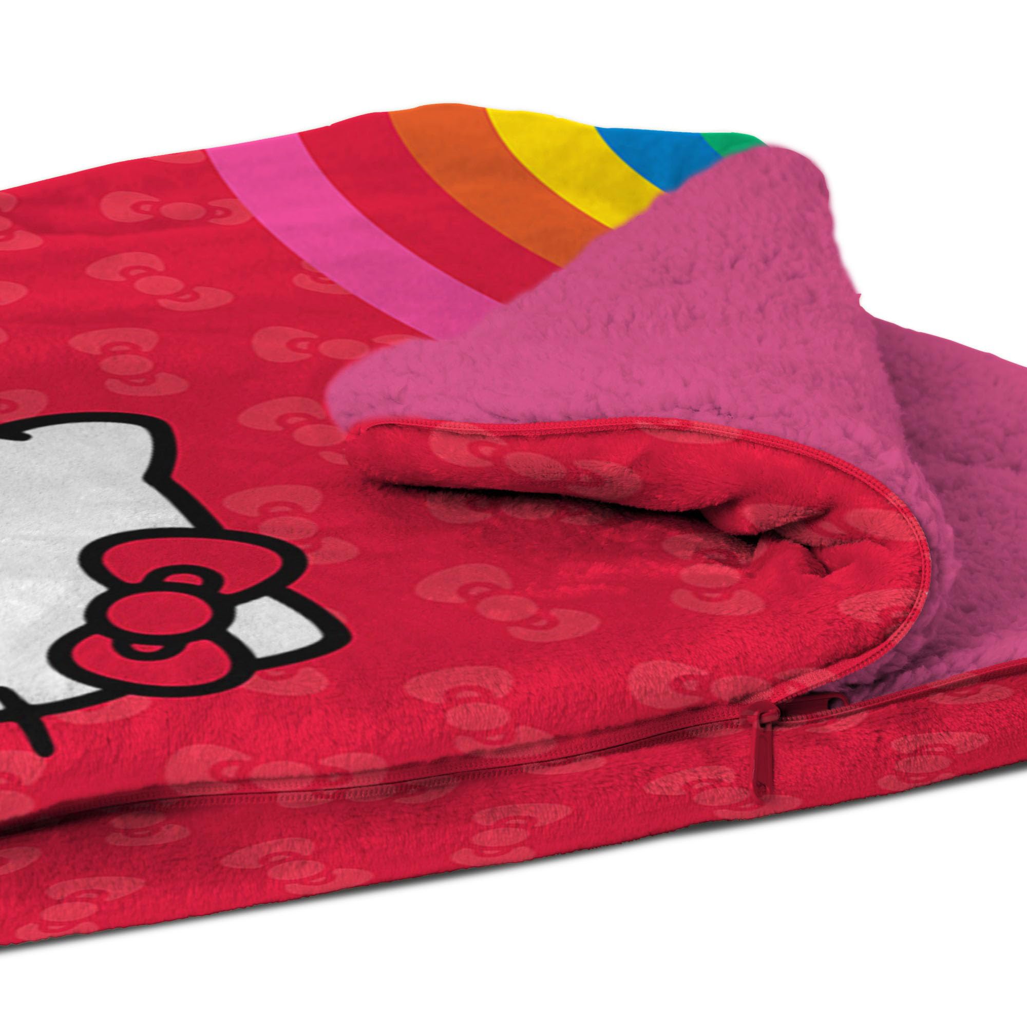 schlafsack sherpa Northwest Sanrio Hello Kitty Pink Pride Schlafsack, Seiden-Touch, Sherpa- Schlafsack, gemütliches tragbares Übernachtungsset, Charakterschlafsack, 68 x 142 cm Sport & Freizeit Color:Deep Grey brown Dachzelt für 3 Personen