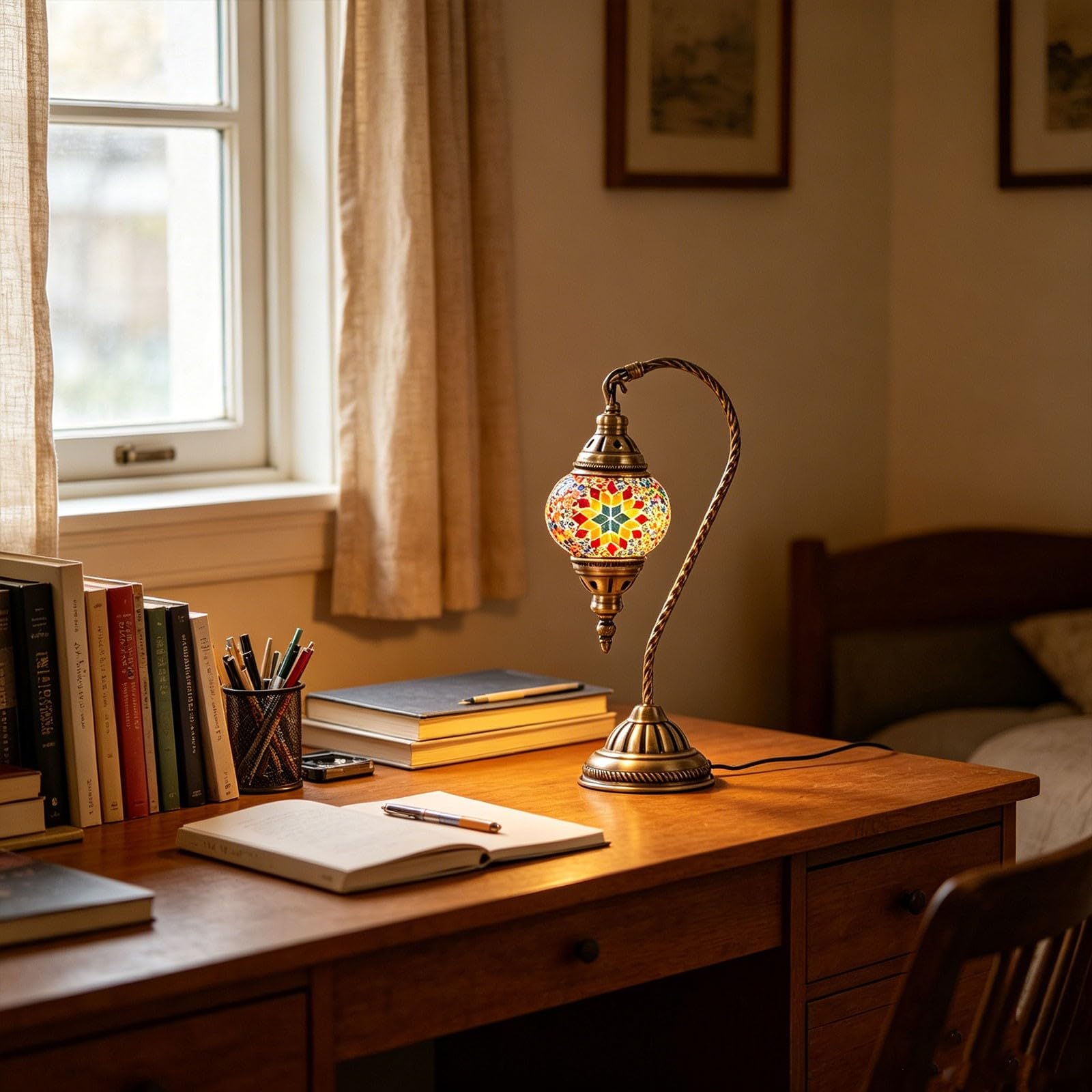Elegante luce notturna per adolescenti con luce soffusa, porta di ricarica USB-C per un'atmosfera suggestiva in camera da letto (E, 11 x 18 x 35 cm)