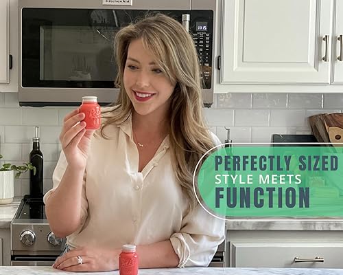 Miniatura 10 de Comfify - Salero y pimentero, diseño clásico de tarro, adorable jarro decorativo de estilo clásico, rústico, chic, hechos en cerámica resistente