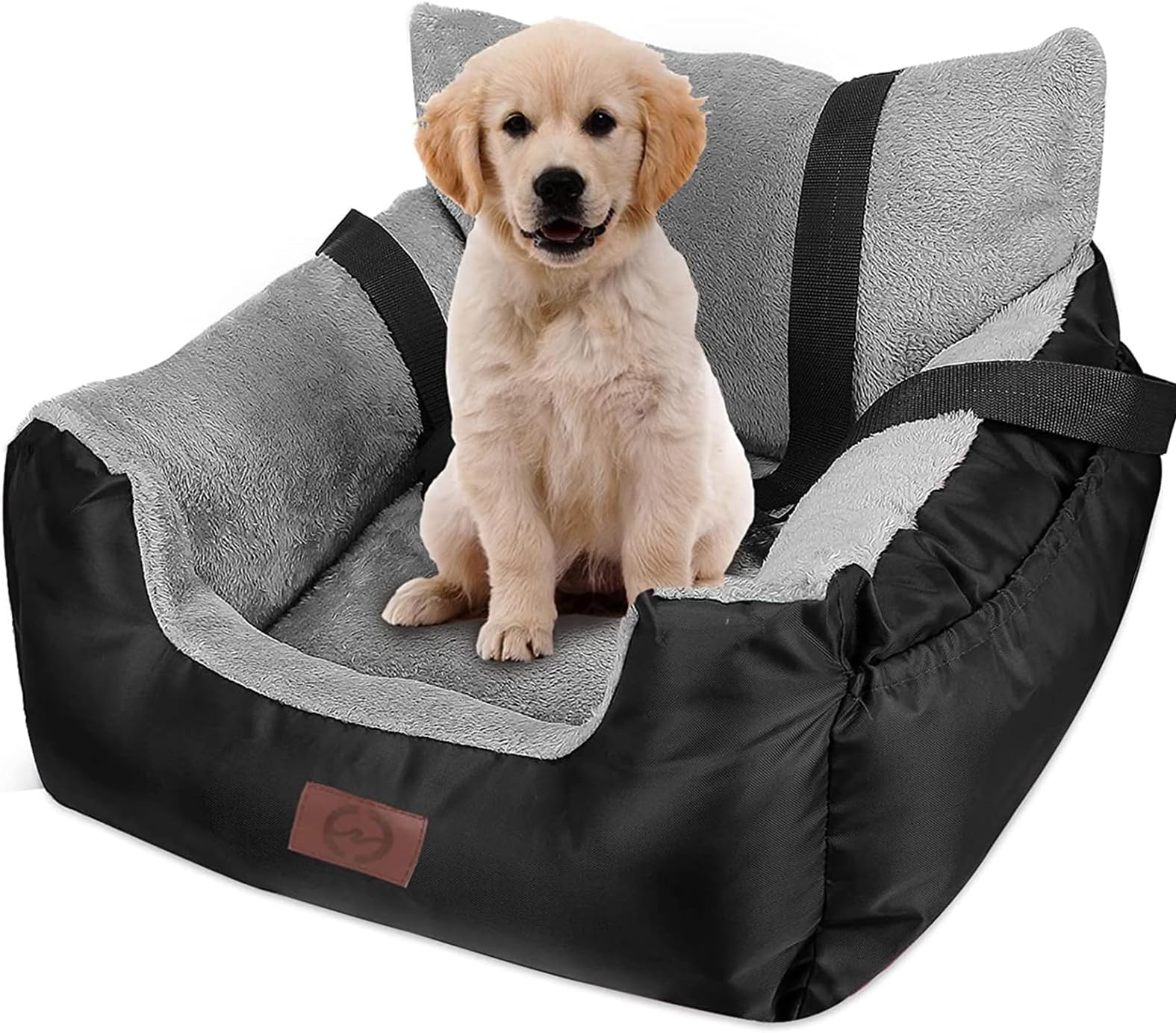 GoldenGroup Dog Car Seat, Faux Leather, Dog Seat, Dog Bed, Dog Blanket