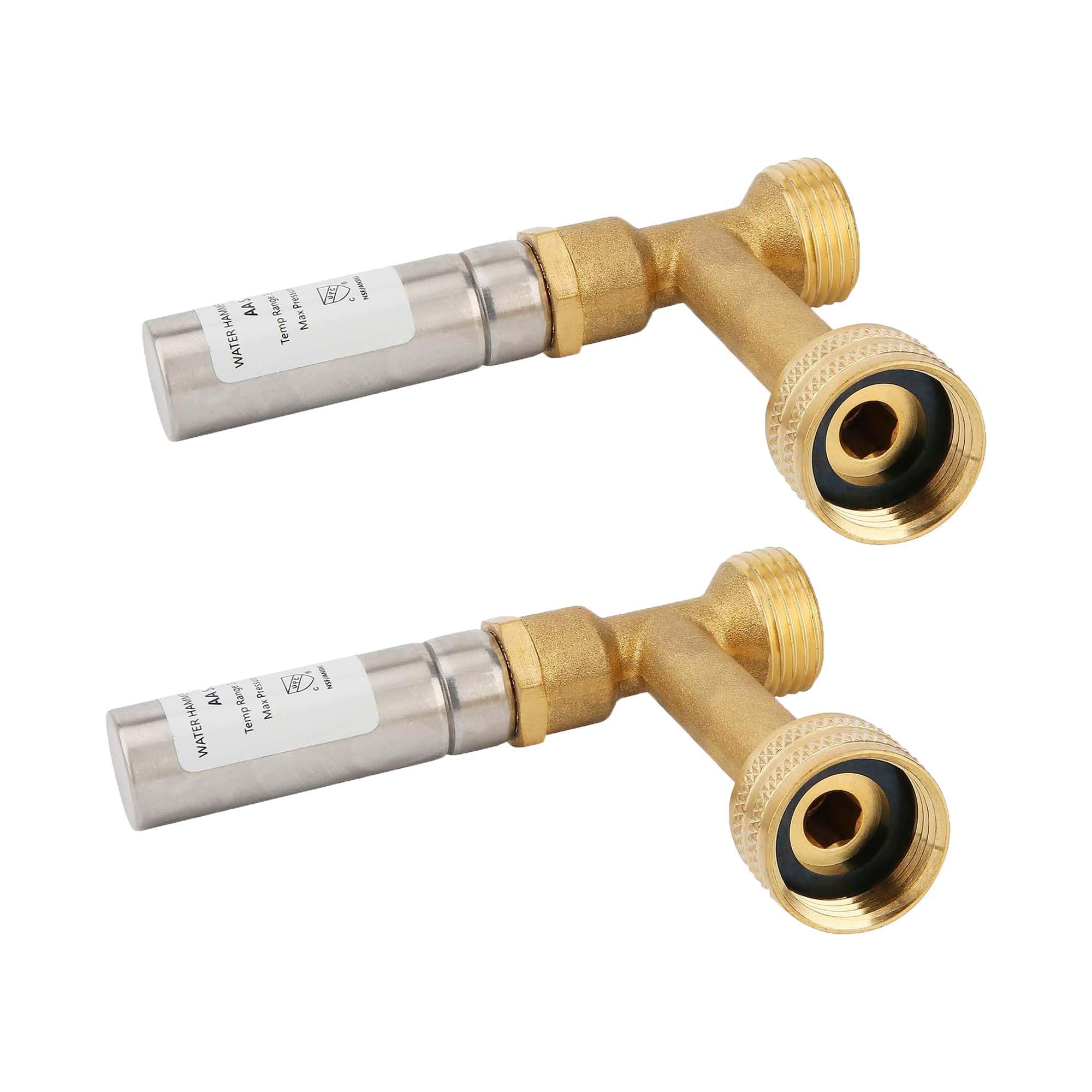 Water hammer in washing machines