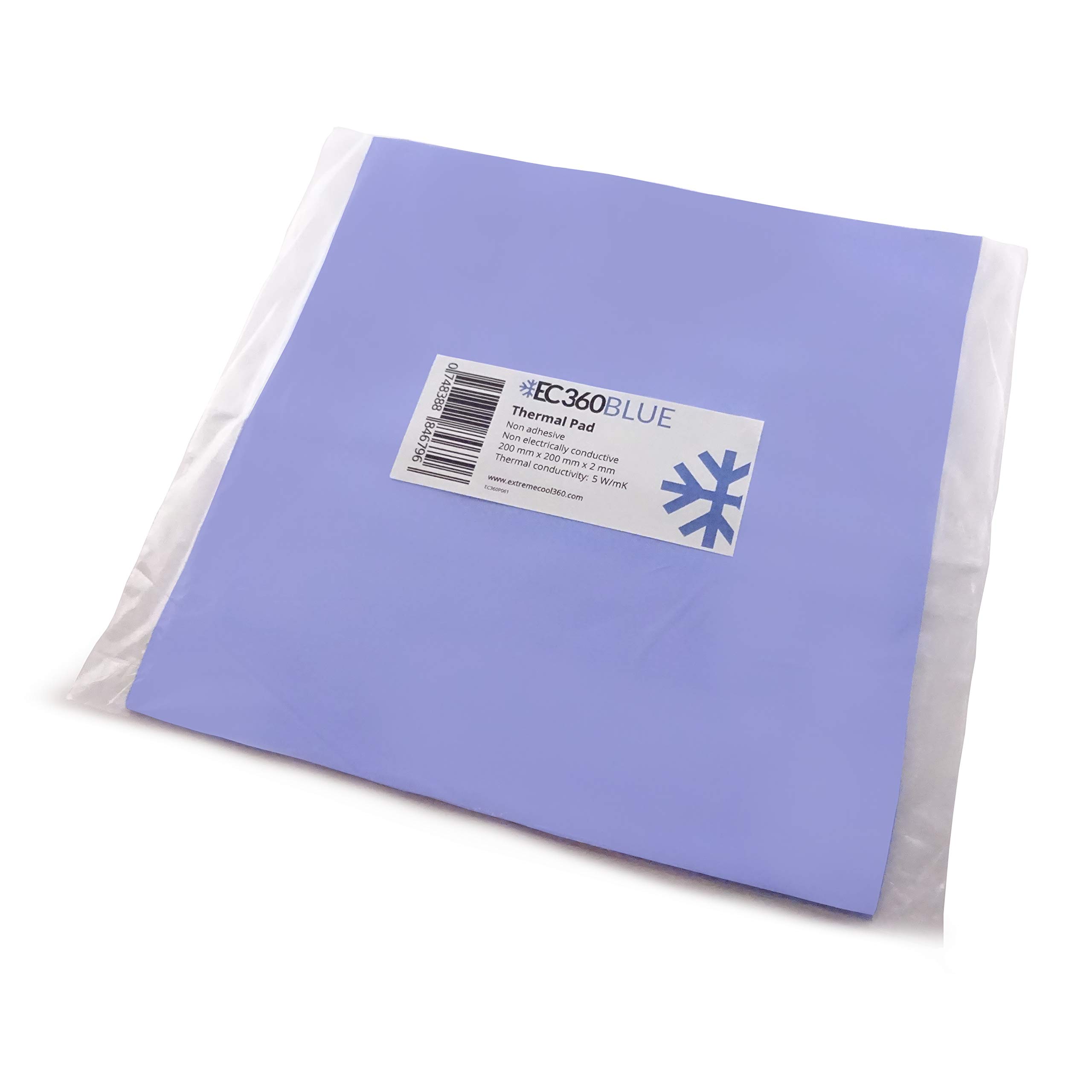 EC360® Blue 5W/mK Wärmeleitpad (200 x 200 x 2,0 mm)