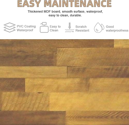 Miniatura 6 de STHOUYN Par de 2 bancos de comedor de 59 pulgadas para 6-8 personas, banco de mesa de cocina de granja, banco de comedor, banco de entrada, banco de