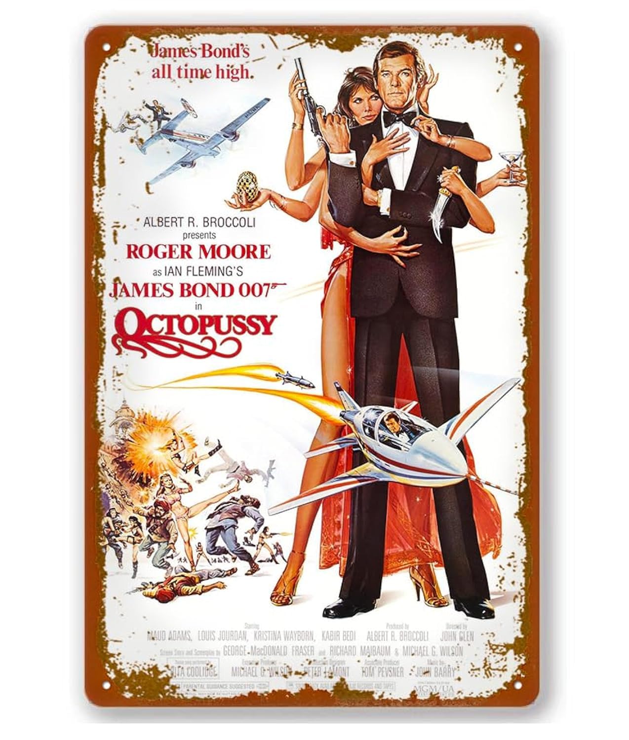 洋書 Official James Bond 007 Movie Poster Amazon.com: Vintage Metal Tin Sign Vintage James Bond 007