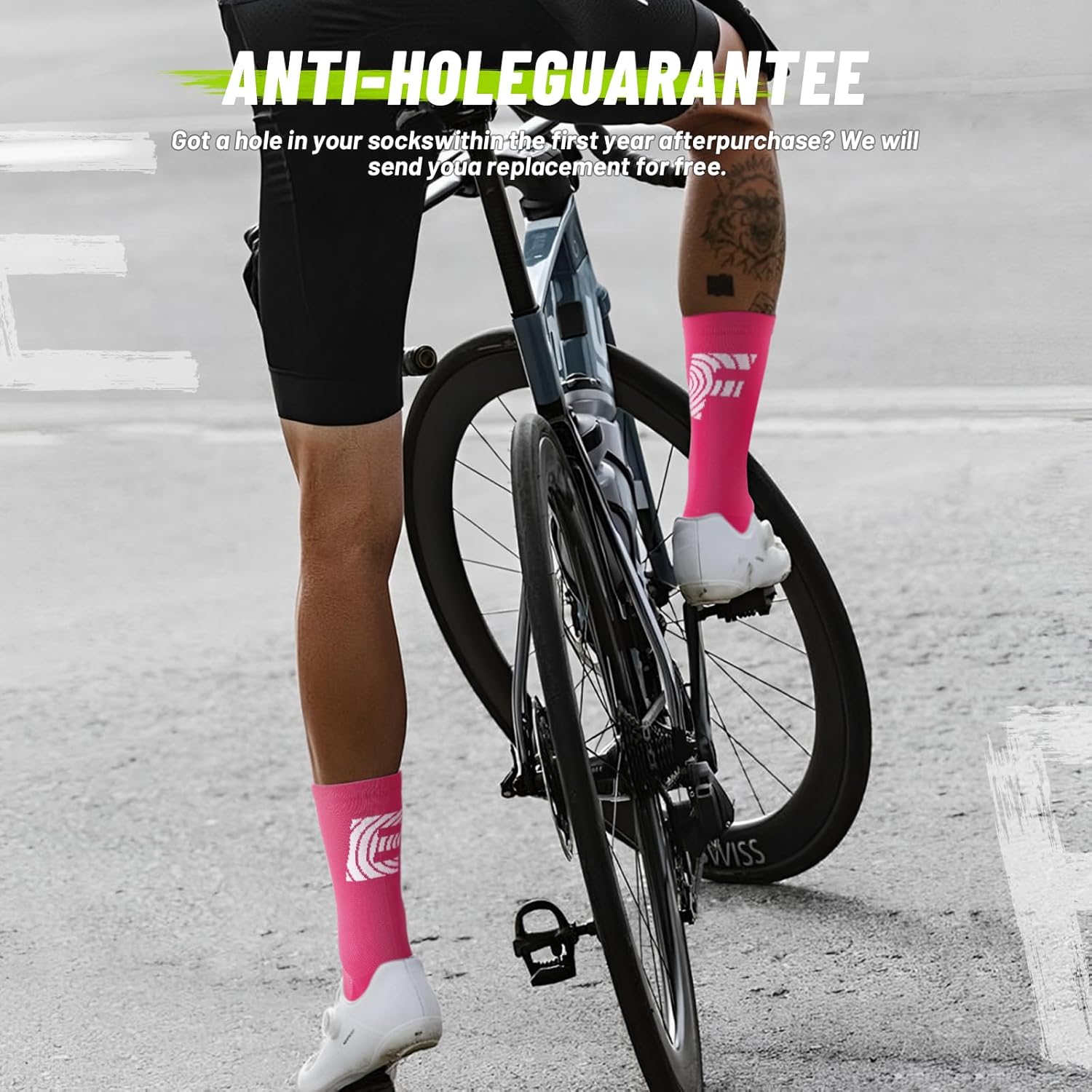 Cycling Socks, Four SeasonsUnisex Breathable, Suitable for Cycling (One Size) - Image 6