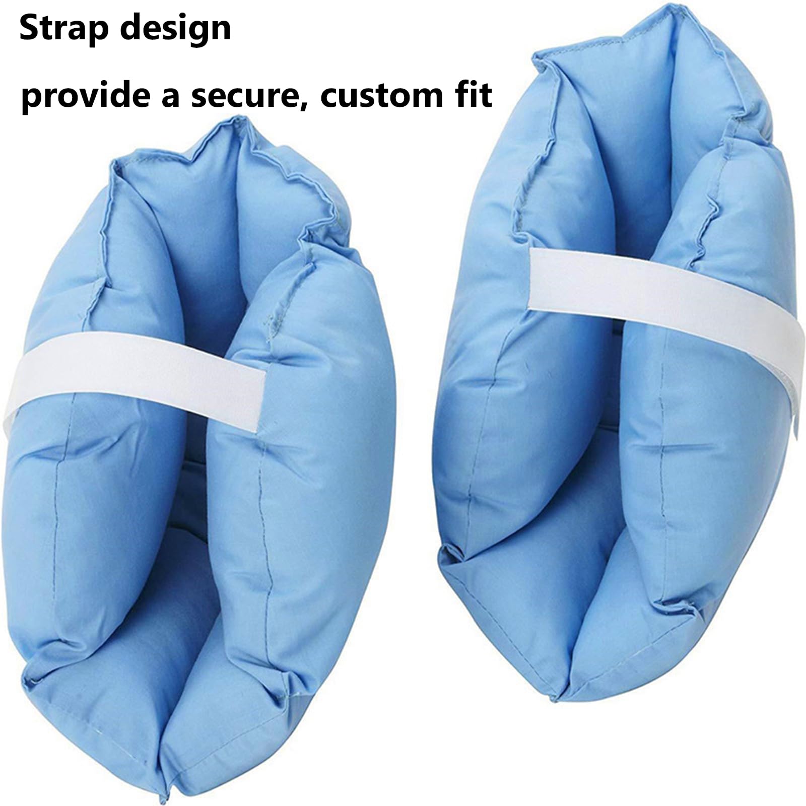 Oreiller Protecteur De Coussin De Talon D'assistance, Oreiller De Pied Doux Pour Les Escarres Et Les Escarres De Lit, Coussins De Talon Pour Soulager La Douleur Au Talon