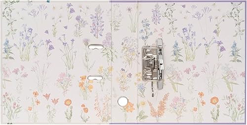 Miniatura 9 de Kokonote Carpeta de archivos A4 de flores silvestres botánicas, 13.4 x 10 pulgadas, carpeta de 3 solapas, organizador de documentos, carpeta