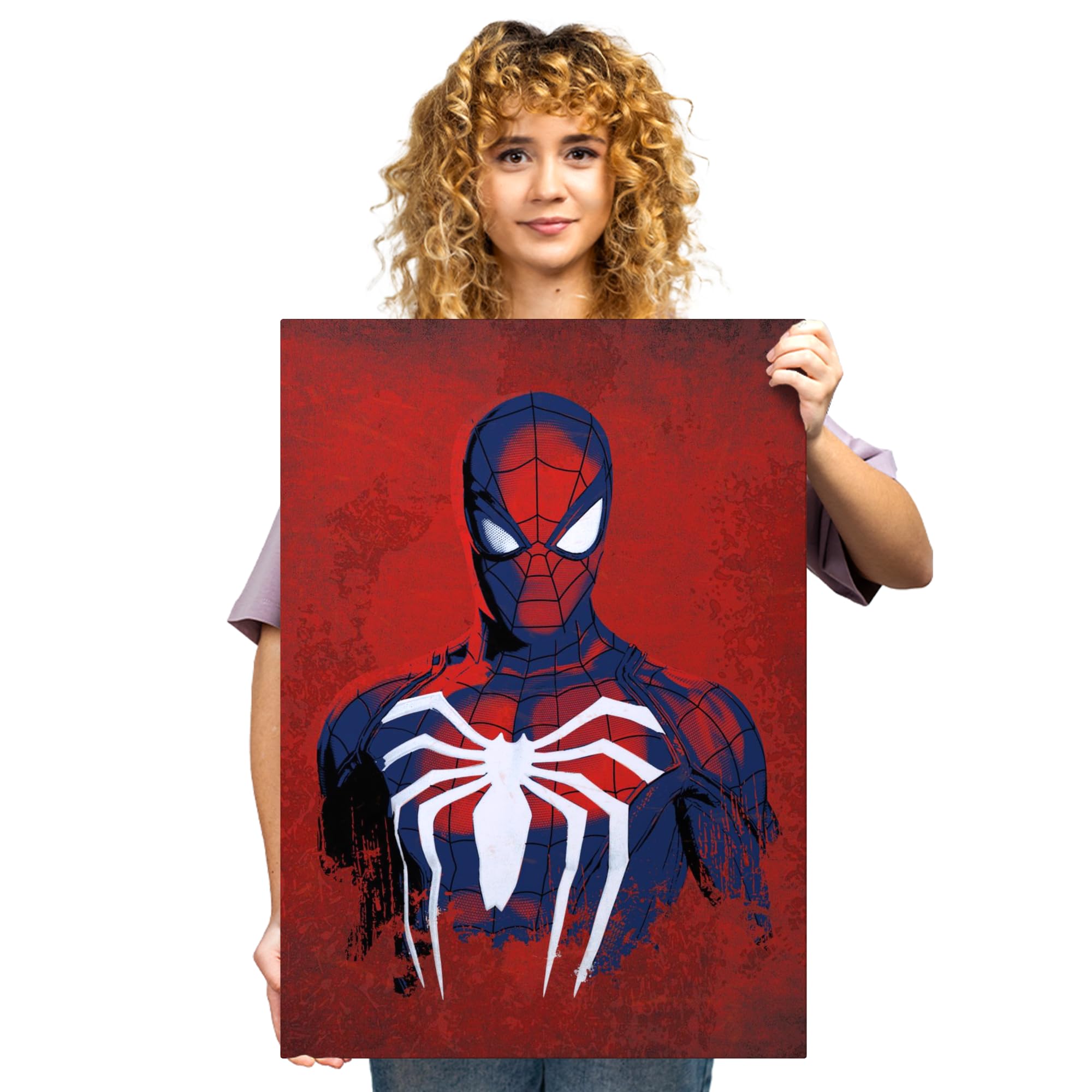 Amazon.com: Displate Official Spiderman Metal Poster Magnetic