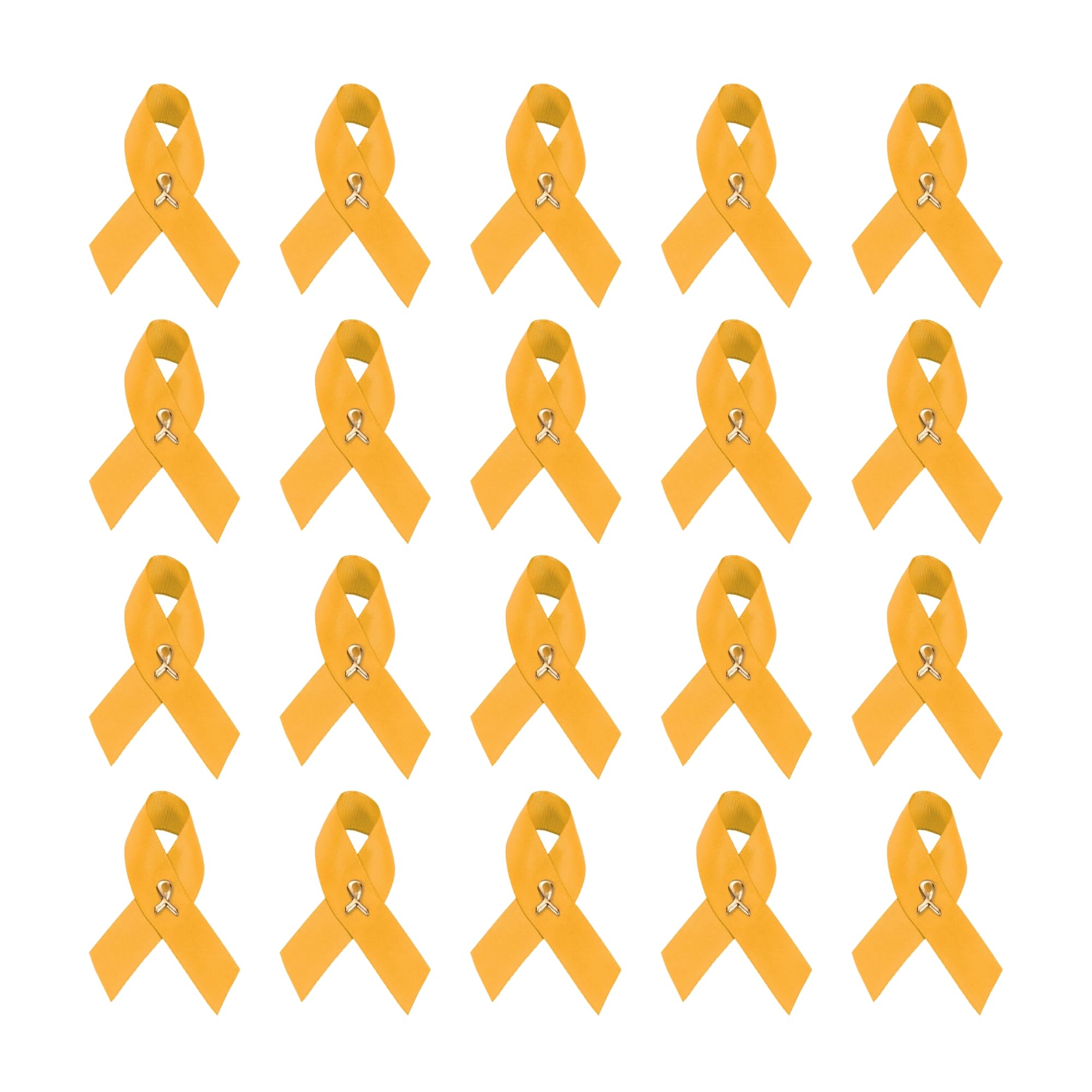 1/2/5/10/25/50/100pcs Satin Awareness Ribbon Pins (Pick your color), for Cancer &amp; Disease Awareness, Bulk Quantities for Fundraising, Events, Gift Giving