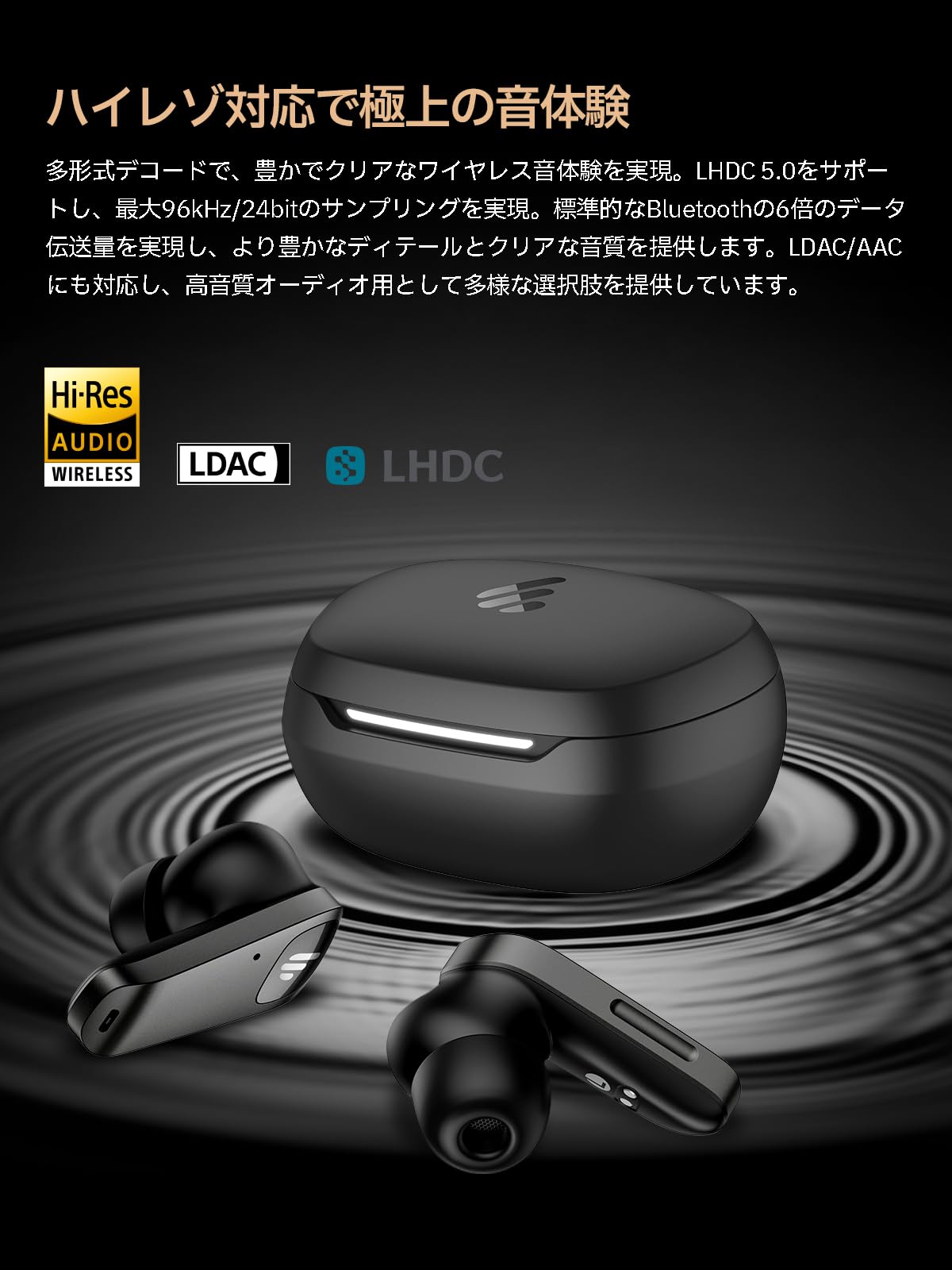 Amazon.co.jp: Edifier NeoBuds Planar Wireless Earphones, Noise