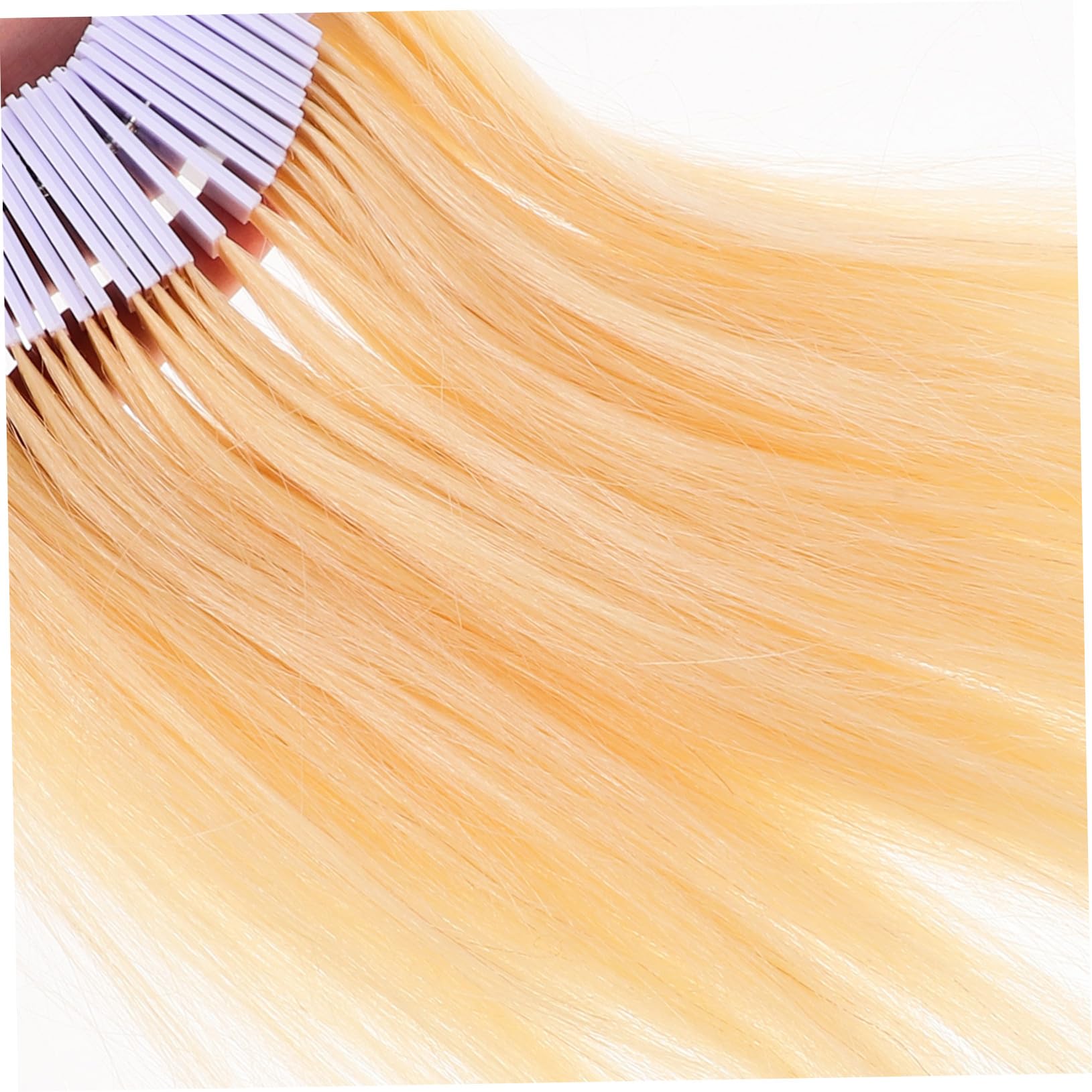 Carta de Colores para Teñir Cabello Humano Real, 30 Piezas para Prueba de Color y Experimentos de Tintura en Peluquería Profesional