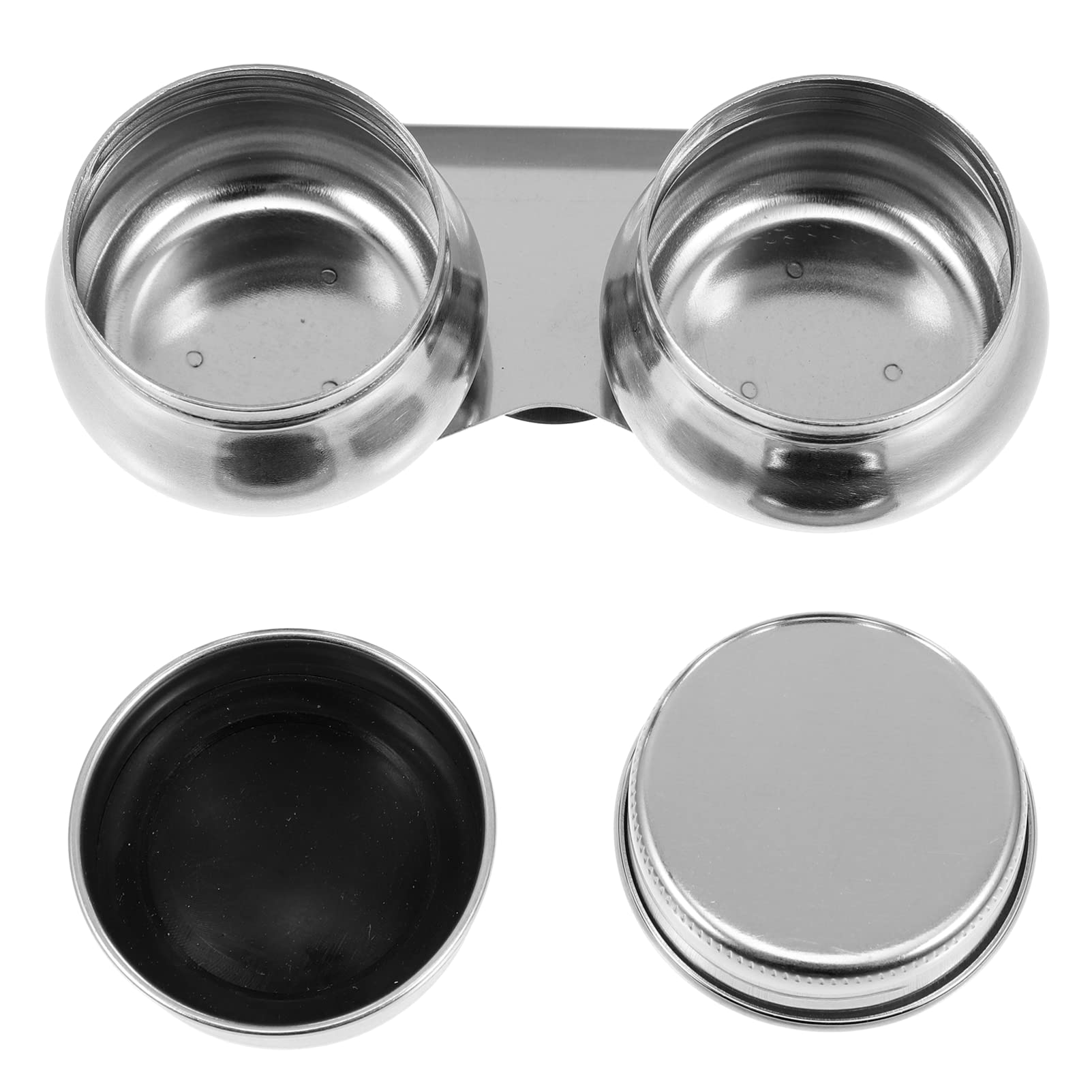 Ciieeo Oil Painting Supplies 3pc Set of Cleaning Pot Brush Washer Paint Cups for Artists