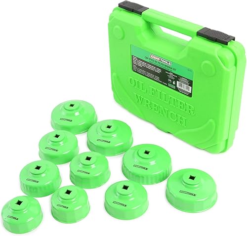 OEMTOOLS 87146 Llave de filtro de aceite de 15 flautas de 7577 milímetros, llave de tapa de filtro de aceite económica, llave de filtro de tapa de