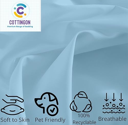 Miniatura 2 de Sábanas tamaño matrimonial XL, sábanas de dormitorio matrimonial XL, sábanas extralargas 100% microfibra, juego de ropa de cama matrimonial XL de 4