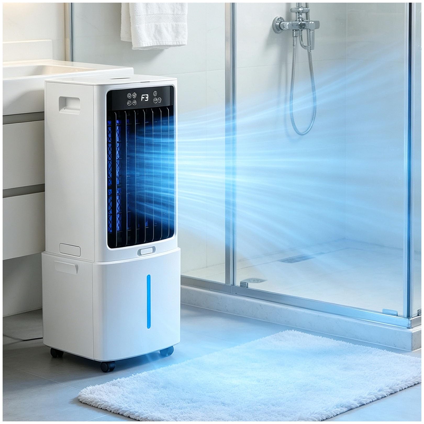 Preferspace One Color Portable Swamp Cooler With 12L Tank For Bedroom