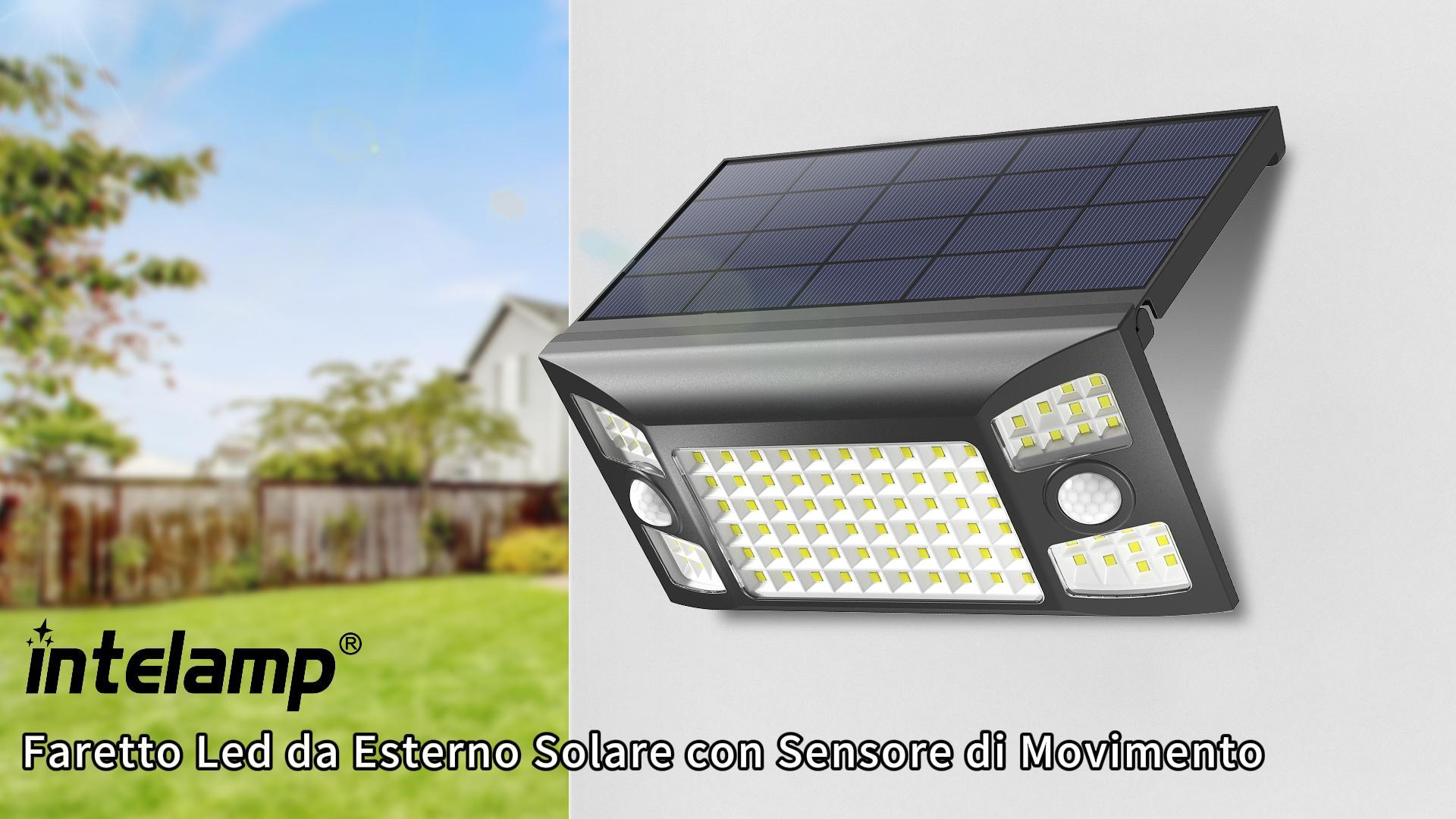Lampada Giardino 30 LED Solare Crepuscolare Movimento Timer E Batteria 1200 Mah 6918061762826 Lampada Giardino 30 LED Solare Crepuscolare Movimento Timer E Batteria 1200 Mah 6918061762826
