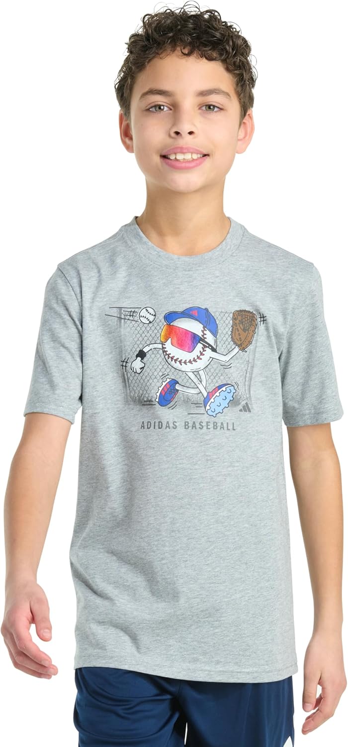 adidas Boys' Short Sleeve Stunner Outfield Tee