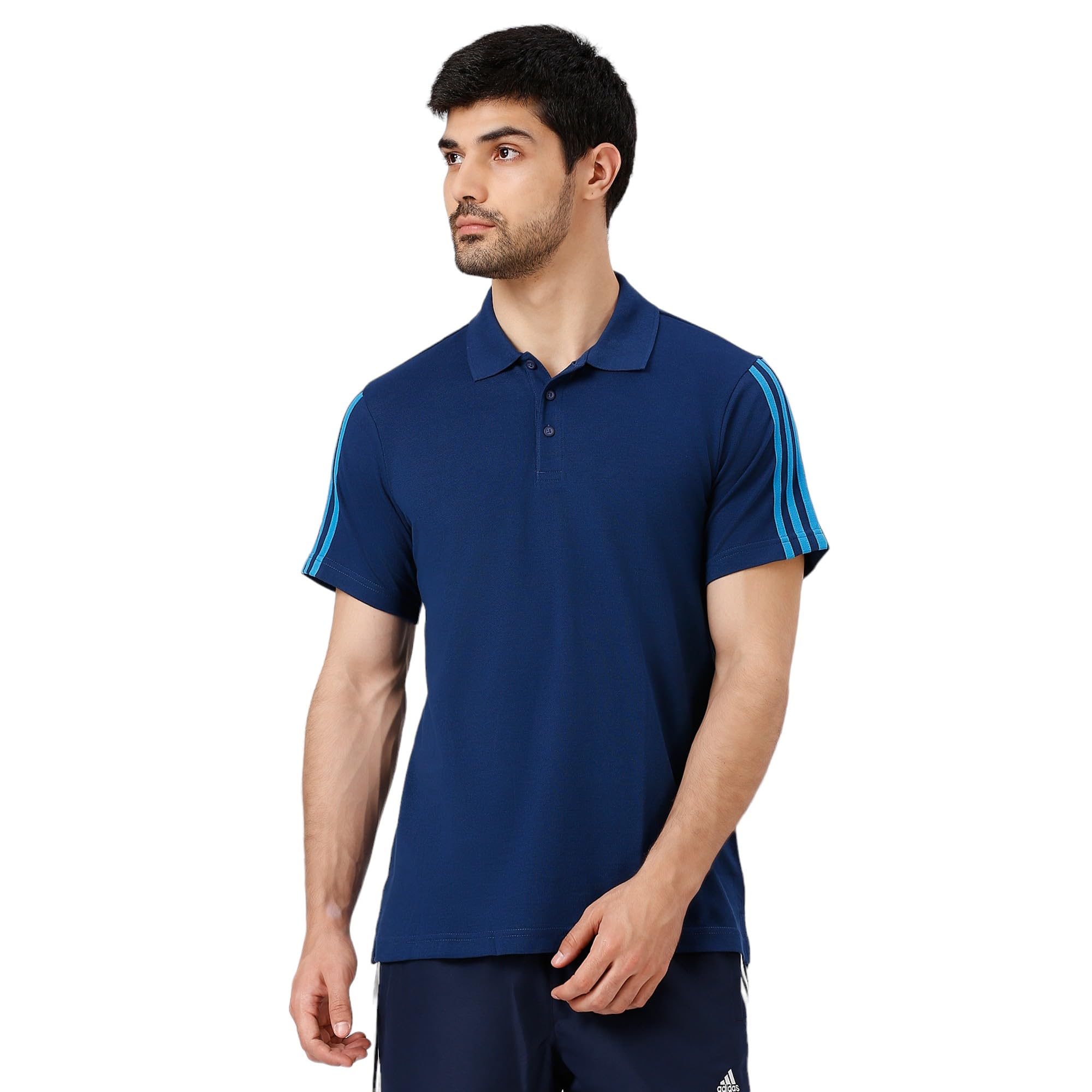 adidas Men's Solid Regular Fit T-Shirt-picture-42