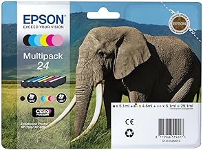Epson 24 Series Elephant Claria Photo HD Multipack Ink Cartridge