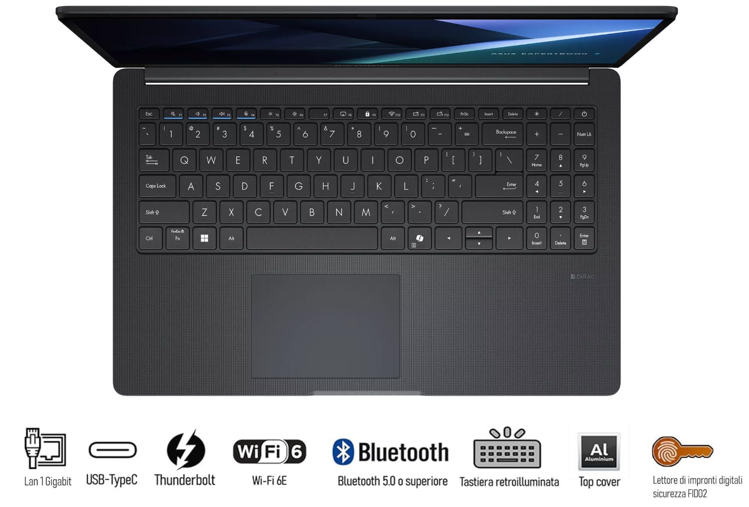 ASUS Notebook i7 15,6" FHD Intel Core 7-150U 10 Core 32GB RAM 1TB SSD Windows 11 Pro