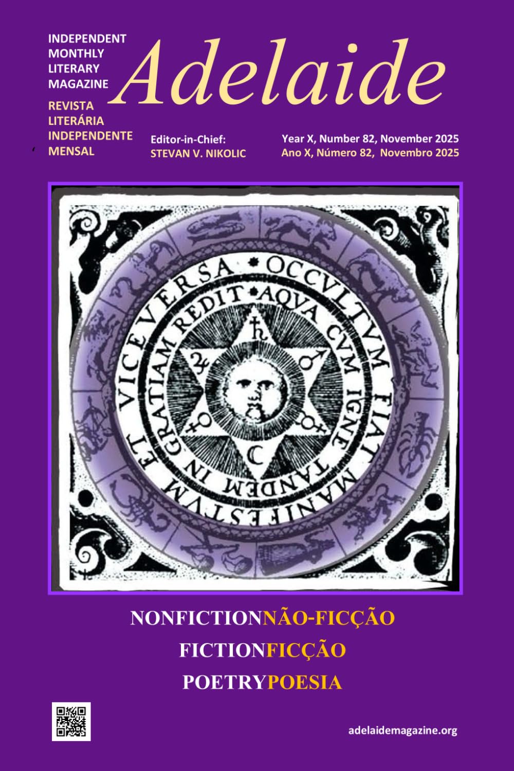 Adelaide: Independent Literary Magazine No.82, November 2025