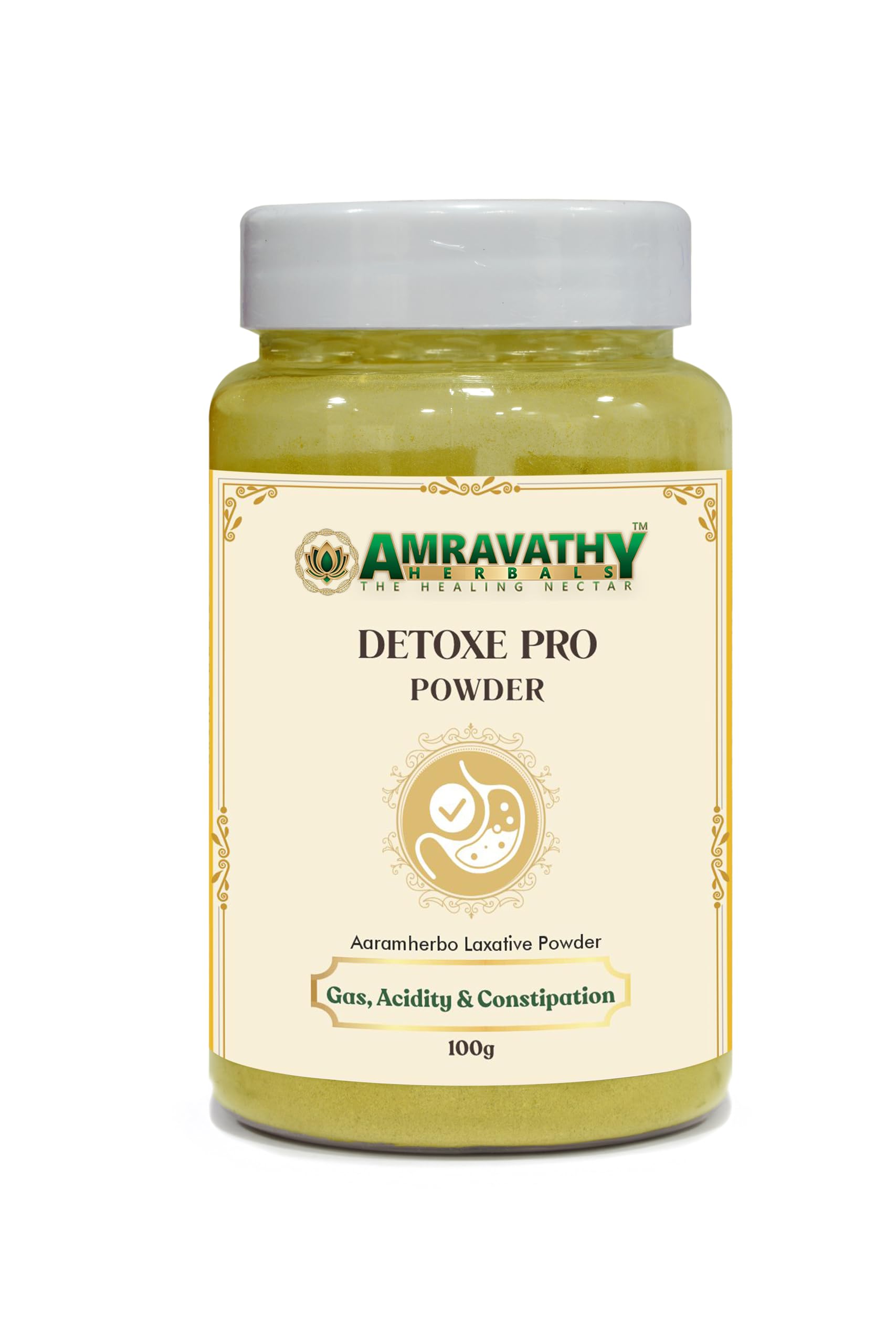Detoxe Pro Powder | Ayurvedic Herbal Digestive Support Powder | With Senna Leaves, Amla & Black Salt | Daily Gut Cleanse Blend | 100 g-picture-10