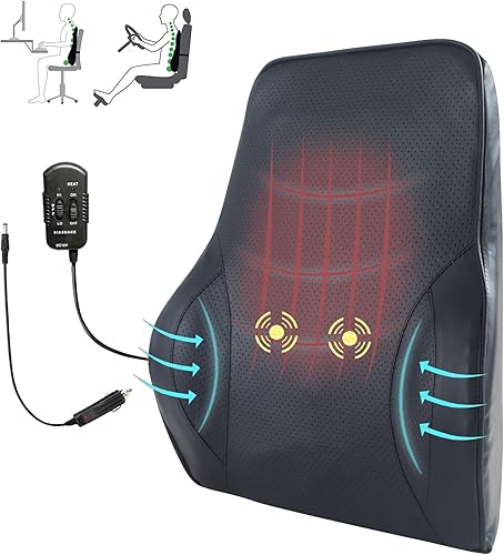 Big Hippo Almohada de apoyo lumbar para automóvil de espuma viscoelástica de automóvil almohada de soporte de espalda de automóvil motores