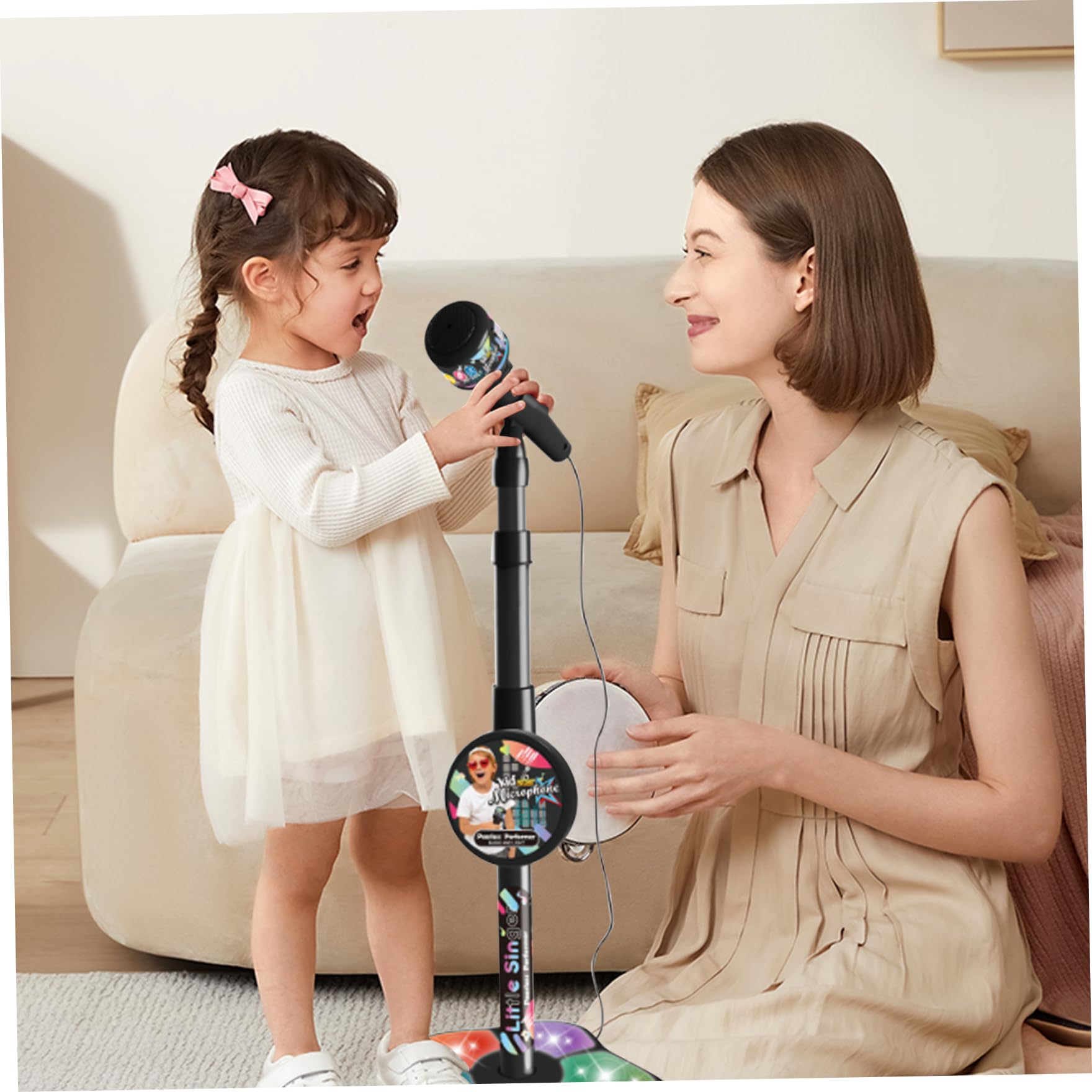 DYNASONIC Karaoke met microfoon, origineel geschenk voor kinderen en