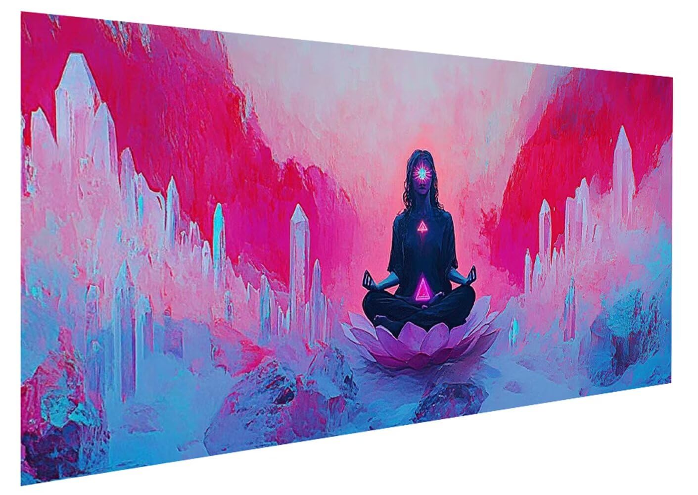 Malen Nach Zahlen Erwachsene Abstrakt, KunstMalen Nach Zahlen Kinder, DIY Paint by Numbers Leinwand mit Pinseln Und Acrylfarben für Zimmer Deko, Geschenk für Frauen, Ohne Rahmen 60x120 cm W-7556