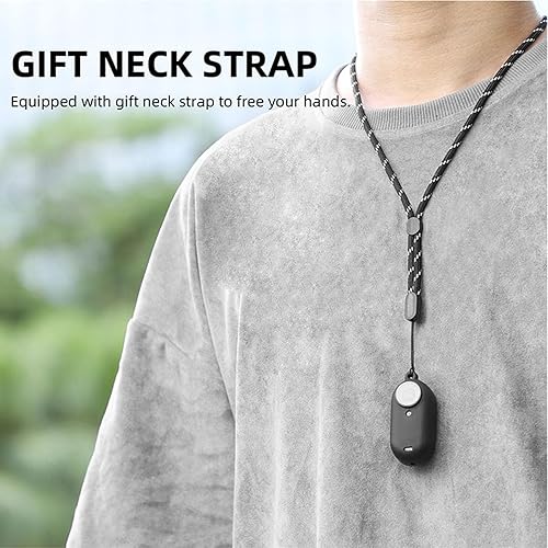 Miniatura 5 de LICHIFIT Juego de funda protectora de silicona para cámara Insta360 GO 3, carcasa suave + tapa de lente + correa para el cuello accesorios