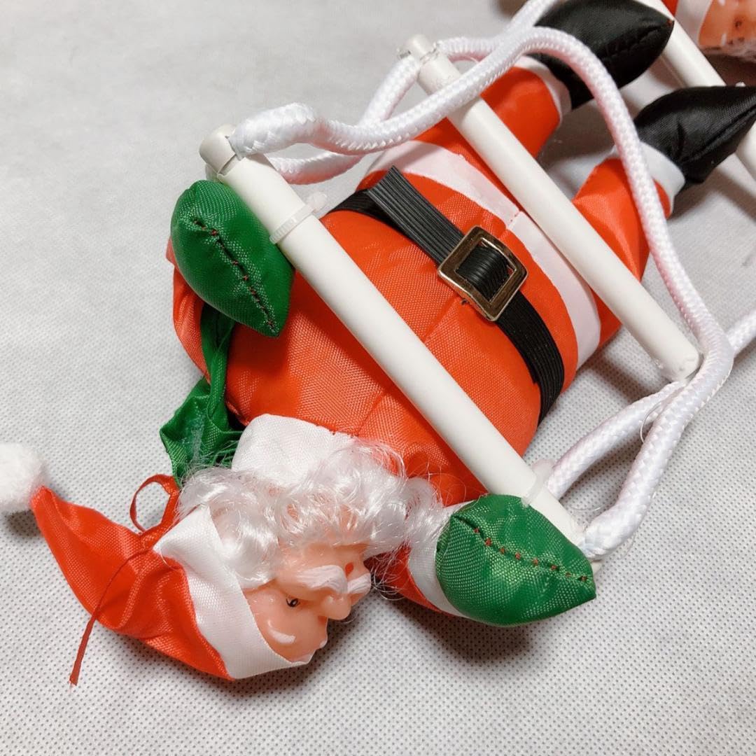 はしご登り サンタクロース 2人 クリスマス オーナメント 飾り 装飾 サンタ 2人 サンタクロース はしご はしご登り サンタ クリスマス 装飾