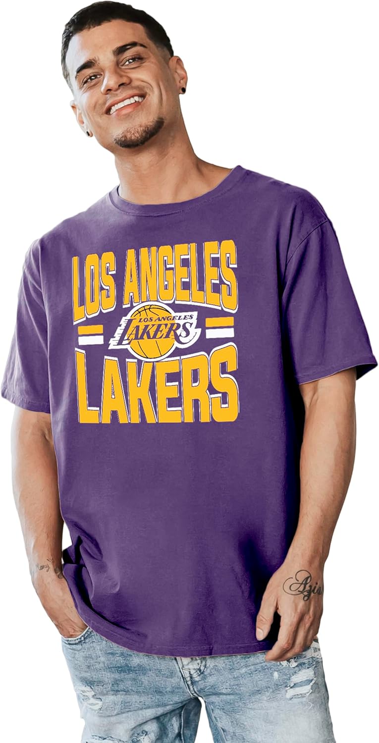 Blue 84 NBA Unisex-Adult NBA Officially Licensed T-Shirt Ringspun Bold Team Color