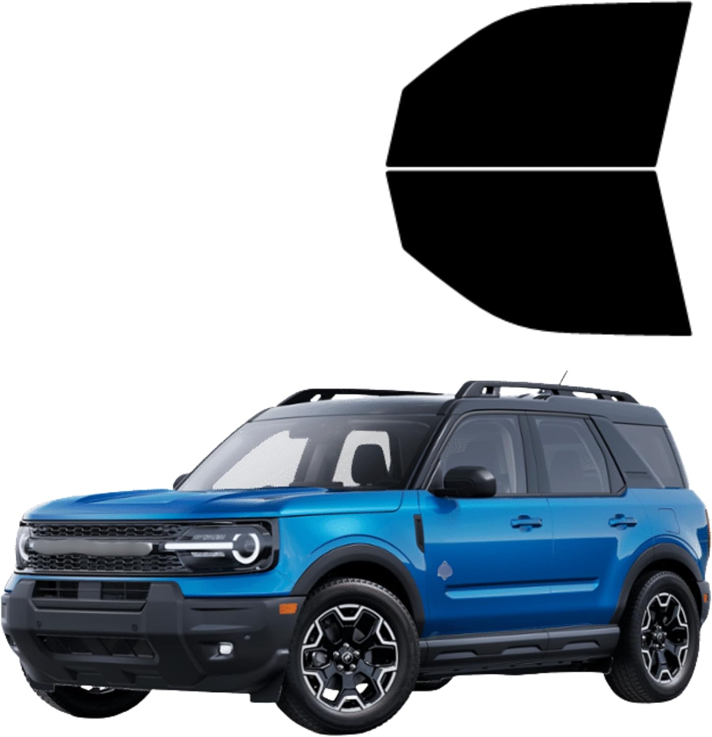 Precut Tint Kit Nano Carbon Film for Ford Bronco Sport 2021-2026 Driver and Passenger Windows Computer Cut to Custom Fit Your Windows.. (35% All)