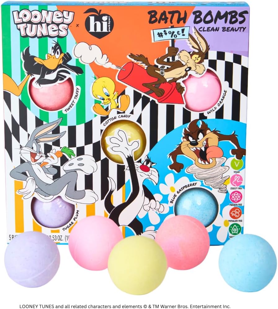 Looney Tunes x Hi Peach Layne, 5 Count Bath Bomb Nepal | Ubuy
