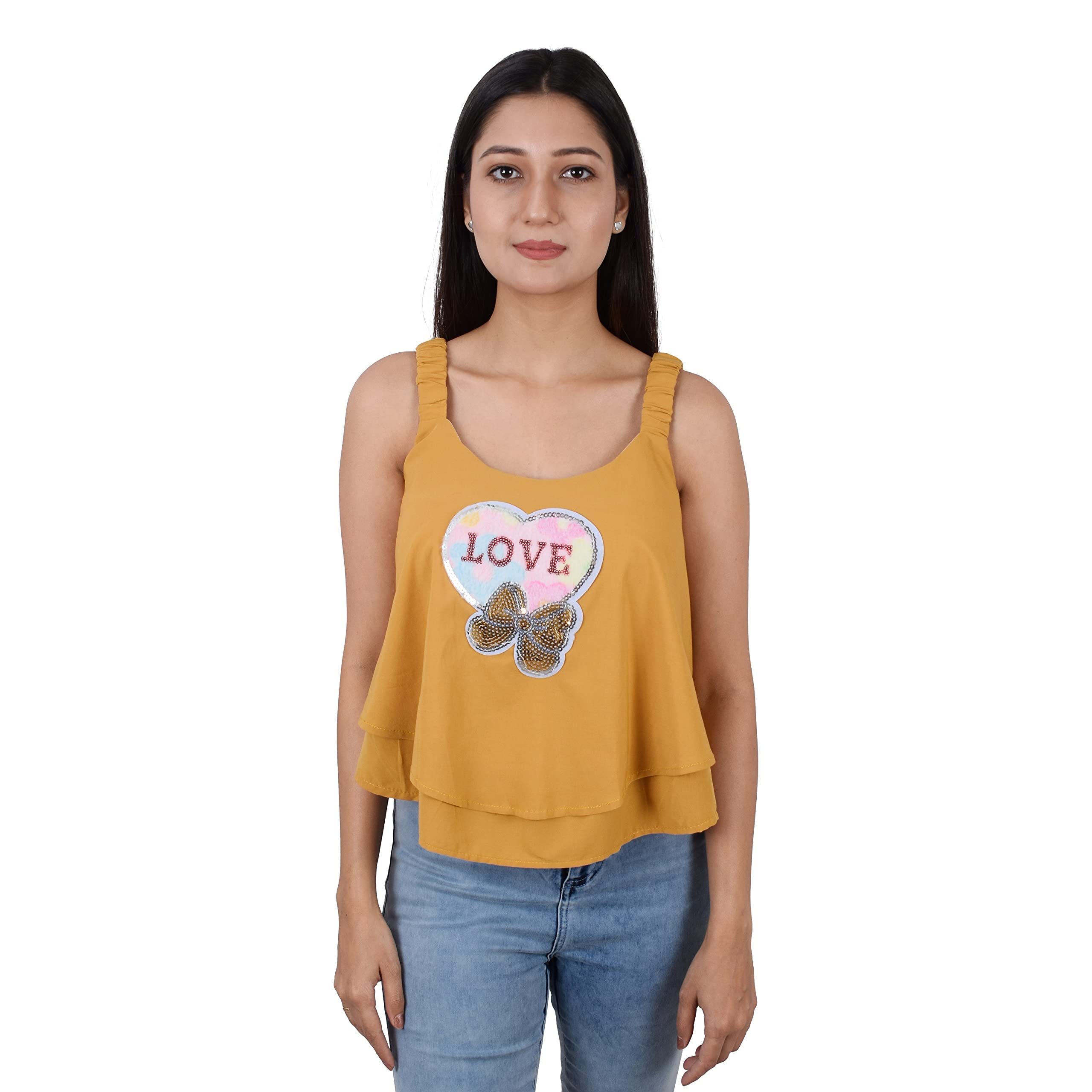 ADII Collection Women's Top (Mustard, 36)-picture-43