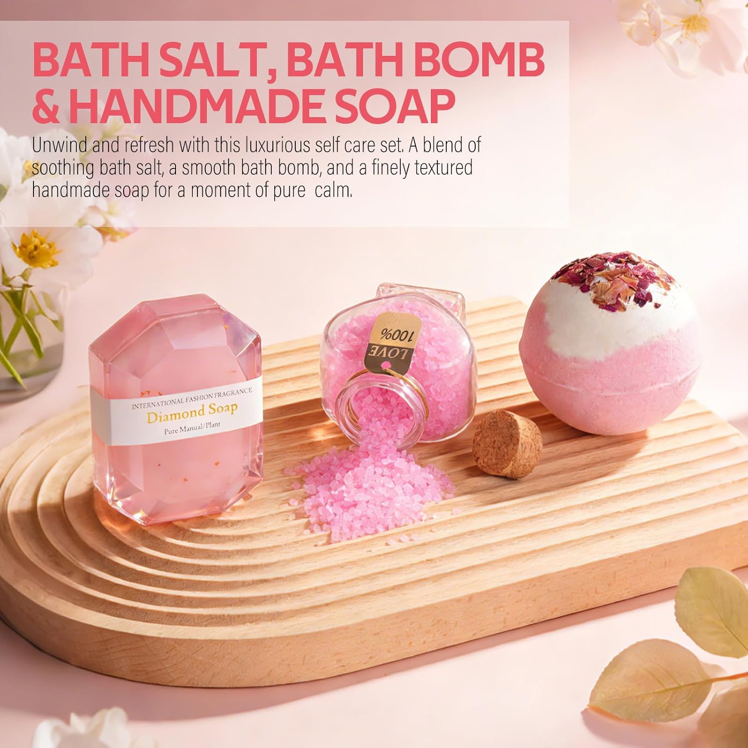 Birthday Gift Get Well Soon Gift -Valentines Day Gifts for Her Women Daughter Girlfriend Sister Wife Grandma,Self Care Gift Kit Get Well Relaxing Spa,Thinking of You Sympathy Gifts,Encouragement - Image 5