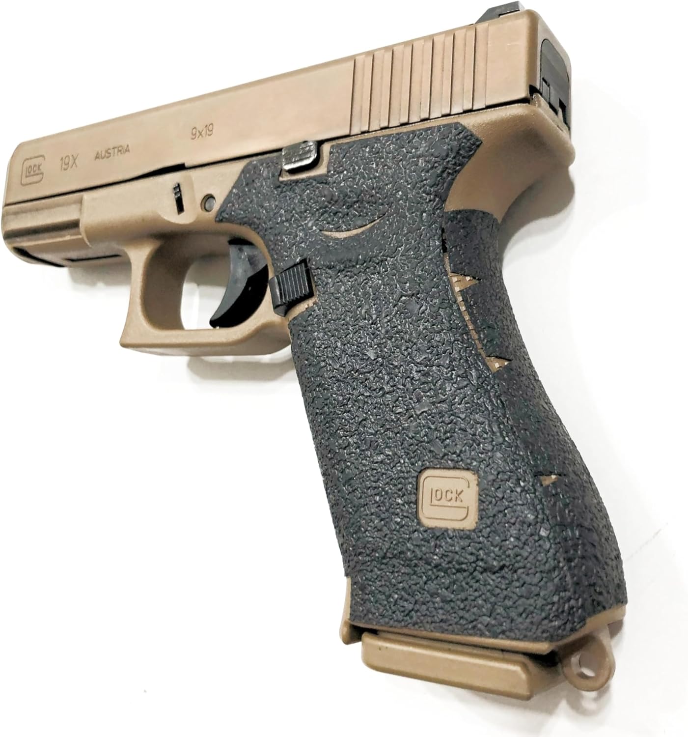 Handleitgrips Handgun Grip Tape Compatible with:Glock 19x / 19x MOS and 45/45 MOS-Black Edge Series Pistol Grip Tape, Gun Parts & Accessories, Made in The USA