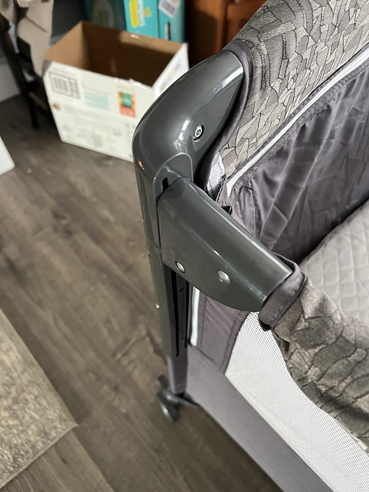 33/mo Finance ADOVEL Baby Bedside Crib, Pack and Play with