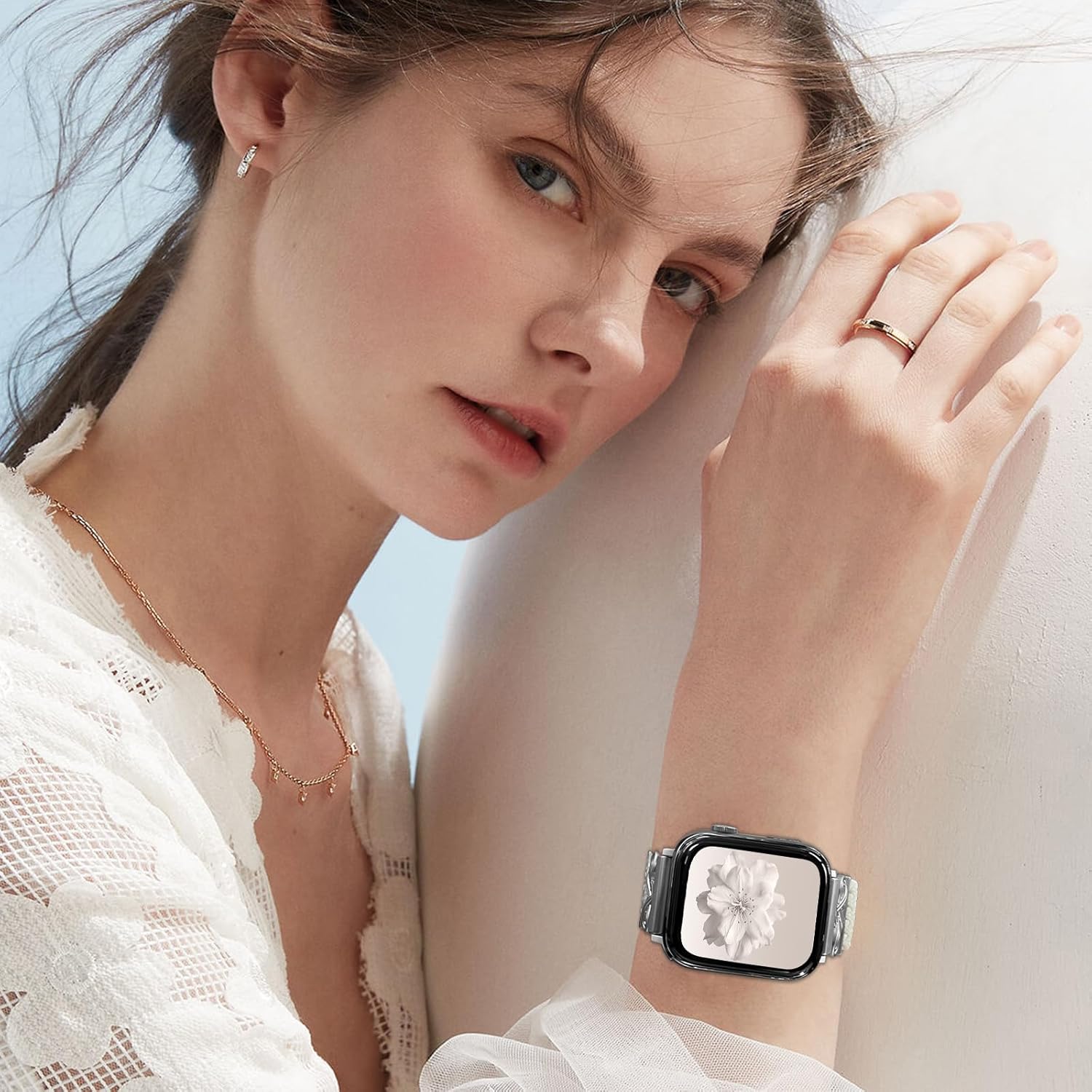 Braided Band Compatible with Apple Watch Bands 40mm 38mm 41mm 42mm 44mm 45mm 46mm 49mm, Magnetic Clasp Fabric Nylon Interlock Buckle Straps for iWatch Ultra Series 10/9/8/7/6/5/4/3/2/1/SE - Image 7