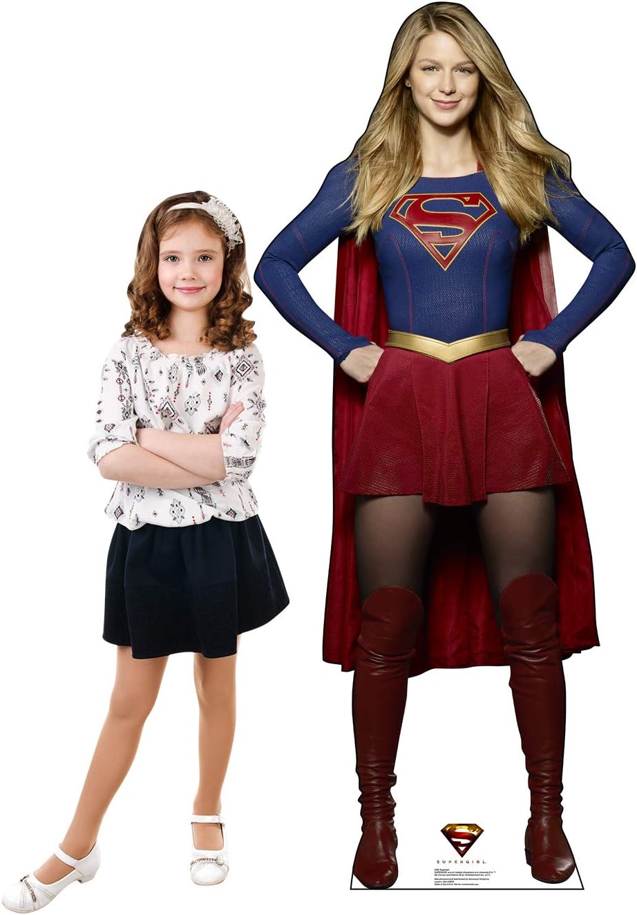 Cardboard People Supergirl Life Size Cardboard Cutout Standup