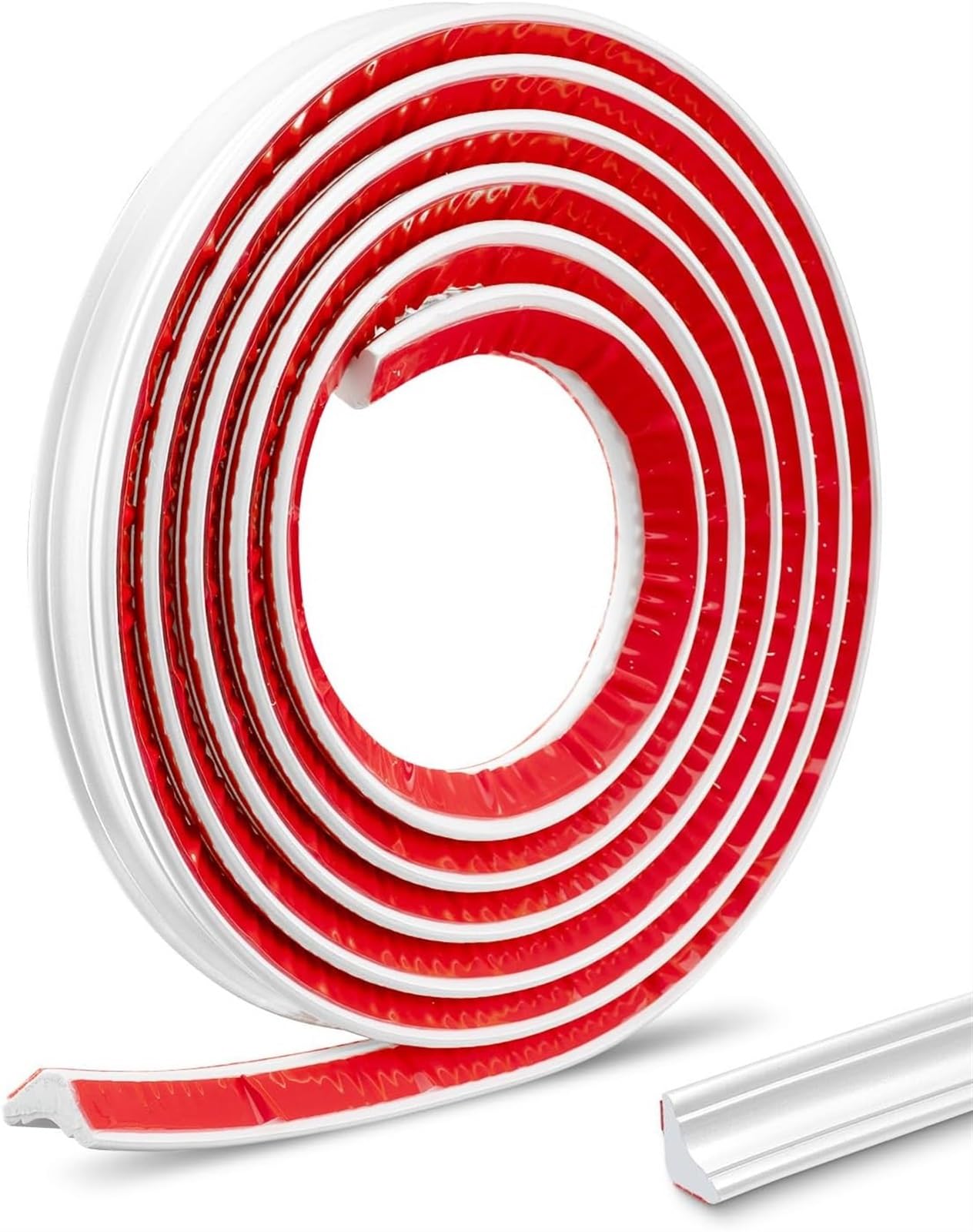 Buy THE WHITE SHOP Flexible Trim Caulk Strip Wall Moulding Trim, 1/2 in