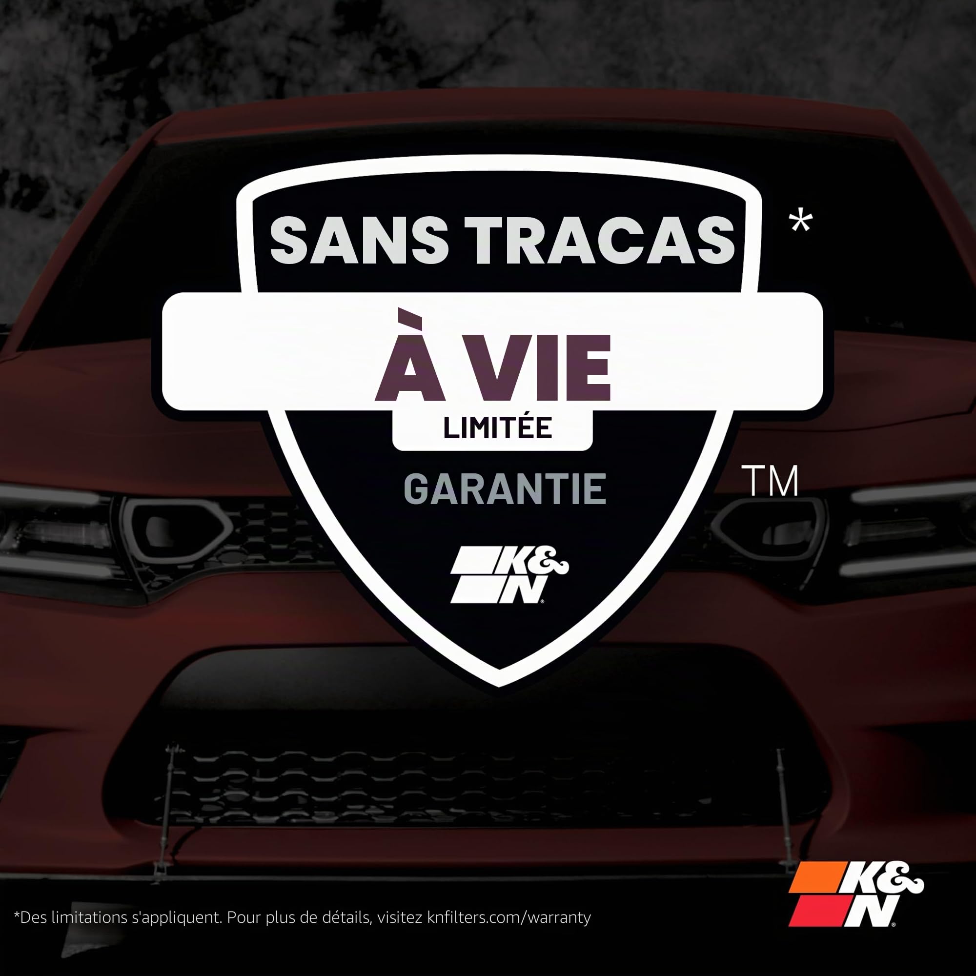 K&N 33-2181 Filtre à Air du Moteur: Haute Performance, Premium, Lavable, Filtre de Remplacement, Plus de Pouvoir, 1998-2015 (G550, R500, S400 Hybrid, C300, G500, GL 450, GL 500, GL 550, autres modèles sélectionnés)