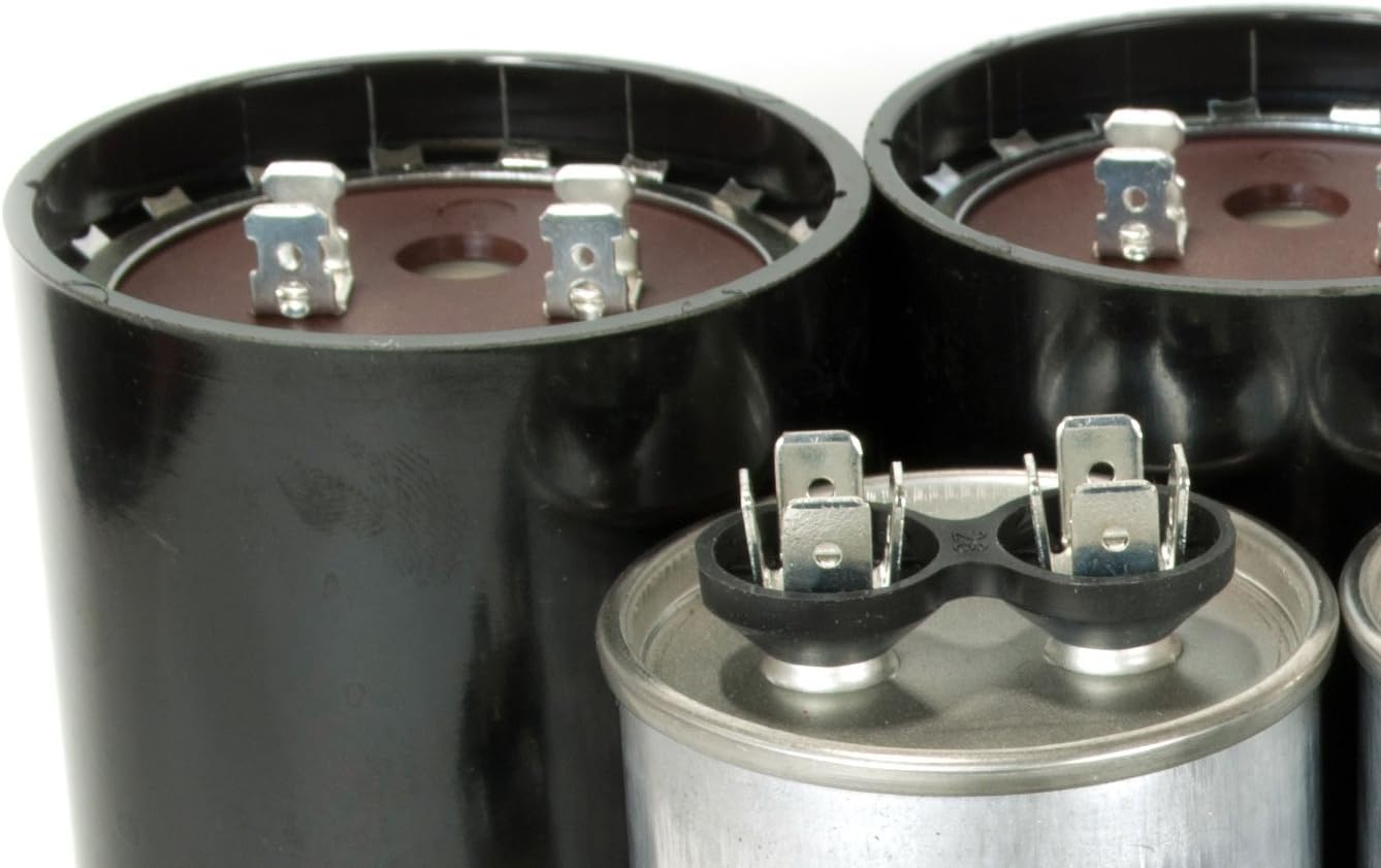 Black Friday 🔥 TEMCo 124-149 uf/MFD 165 VAC Volts Round Start Capacitor 50/60 Hz AC Electric - Lot -1