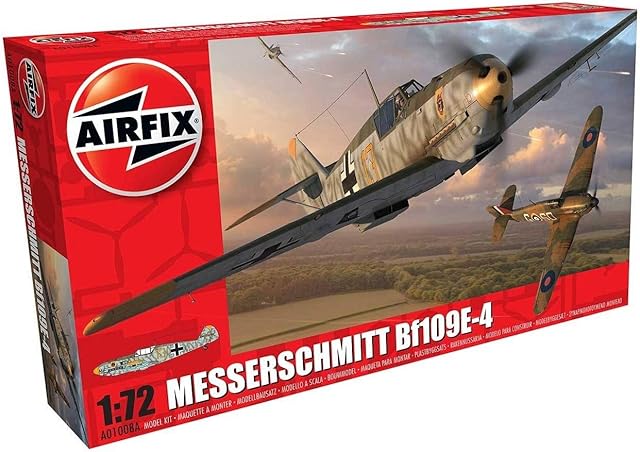 Airfix A01008A Messerschmitt Bf109E 1:72 Scale Series 1 Plastic Model Kit