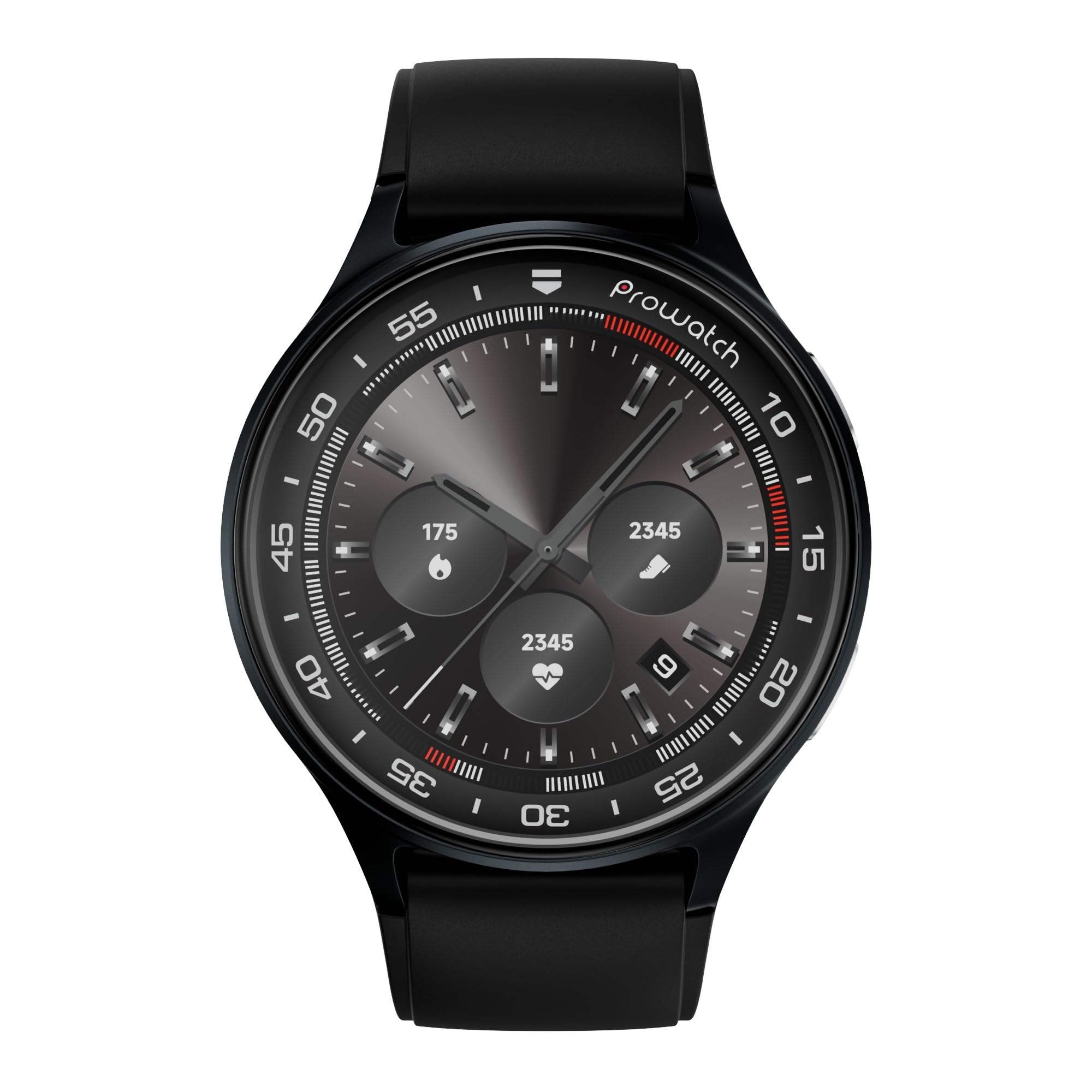 Prowatch Xtreme with Enhanced Fitness Features - 1.43" AMOLED Display |Inbuilt GPS | Body Energy Features| Corning Gorilla Glass 3|300 Mah Battery | Altimeter, Barometer & Compass (Silicone)-image-37